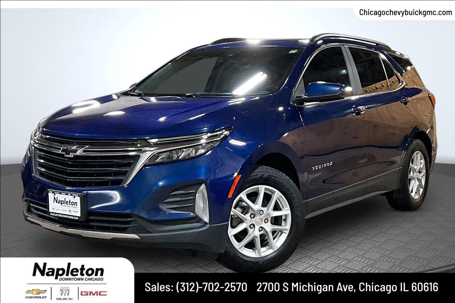 Blue Glow Metallic 2022 Chevrolet Equinox SUV / Crossover Front-Wheel Drive 6-Speed Automatic Overdrive