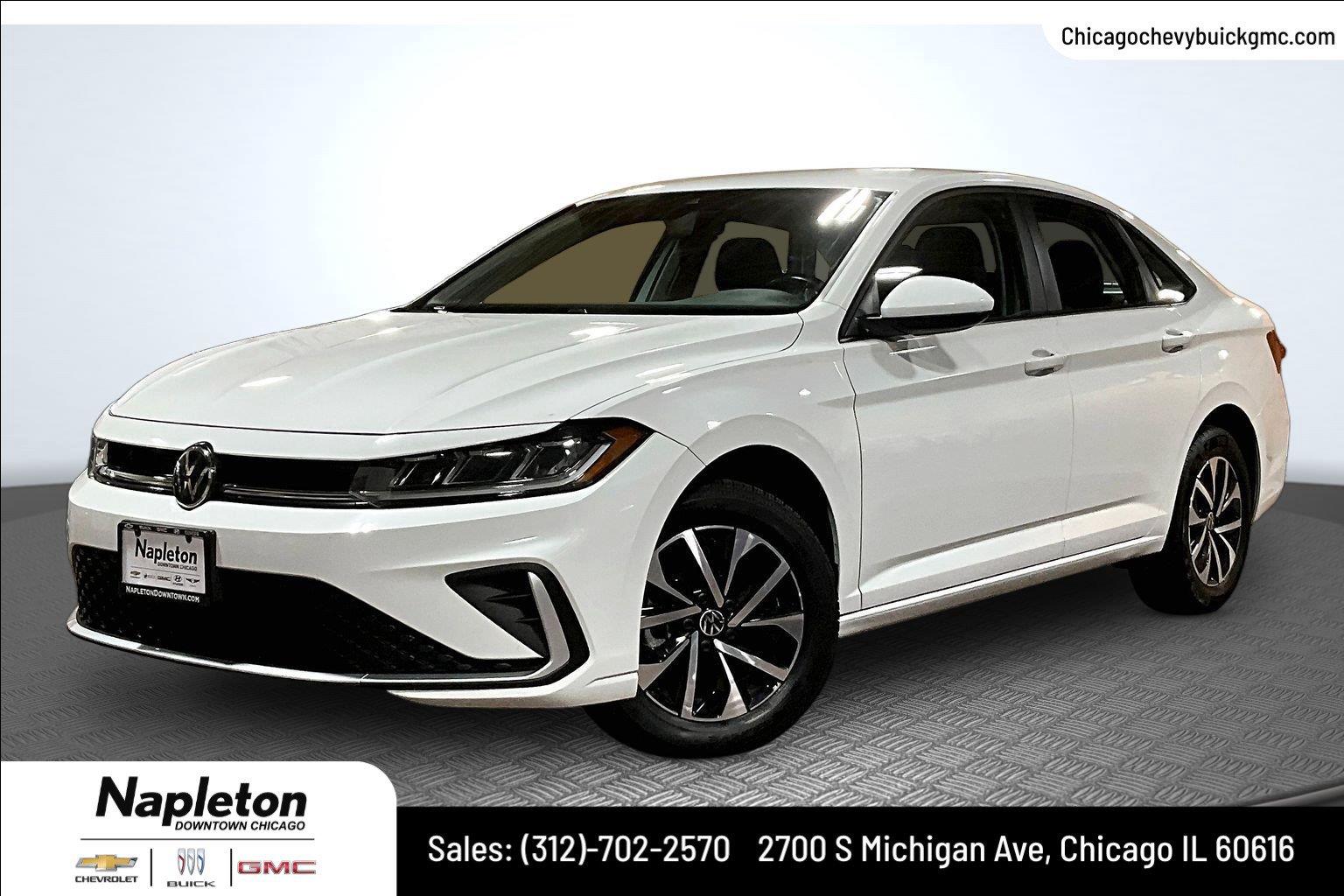 White 2025 Volkswagen Jetta Sedan Front-Wheel Drive