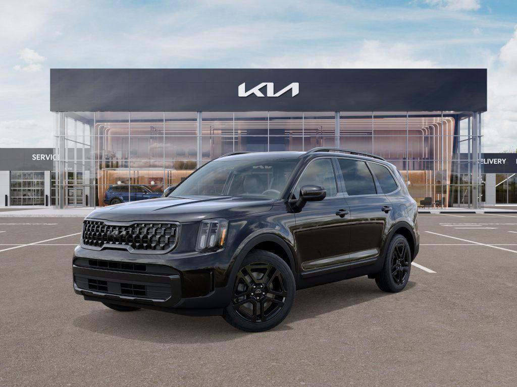Ebony Black 2025 Kia Telluride EX X-Line AWD SUV / Crossover All-Wheel Drive 8-Speed Automatic