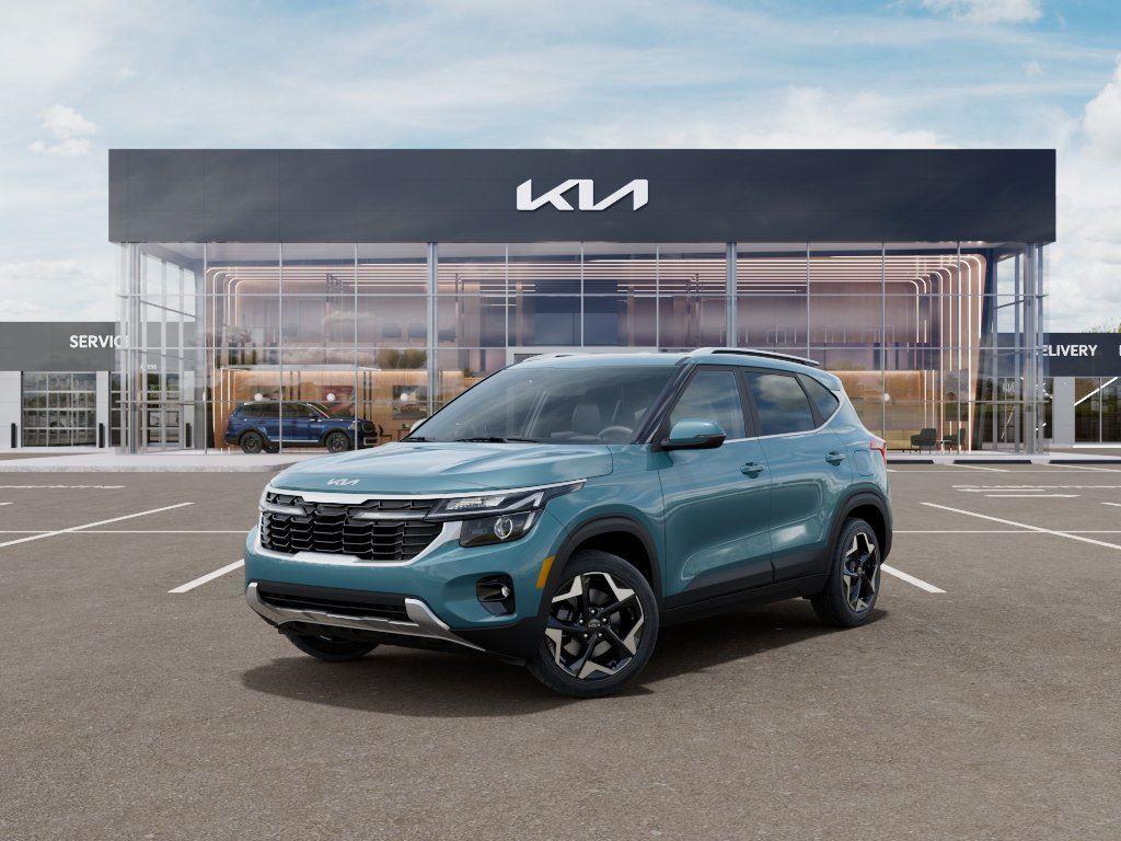 Pluton Blue 2026 Kia Seltos EX AWD SUV / Crossover All-Wheel Drive Continuously Variable Transmission