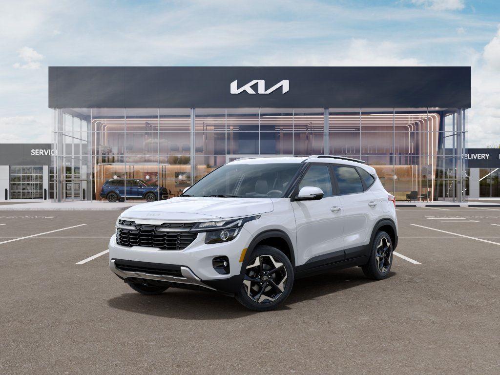 Snow White Pearl 2026 Kia Seltos S FWD SUV / Crossover Front-Wheel Drive Continuously Variable Transmission