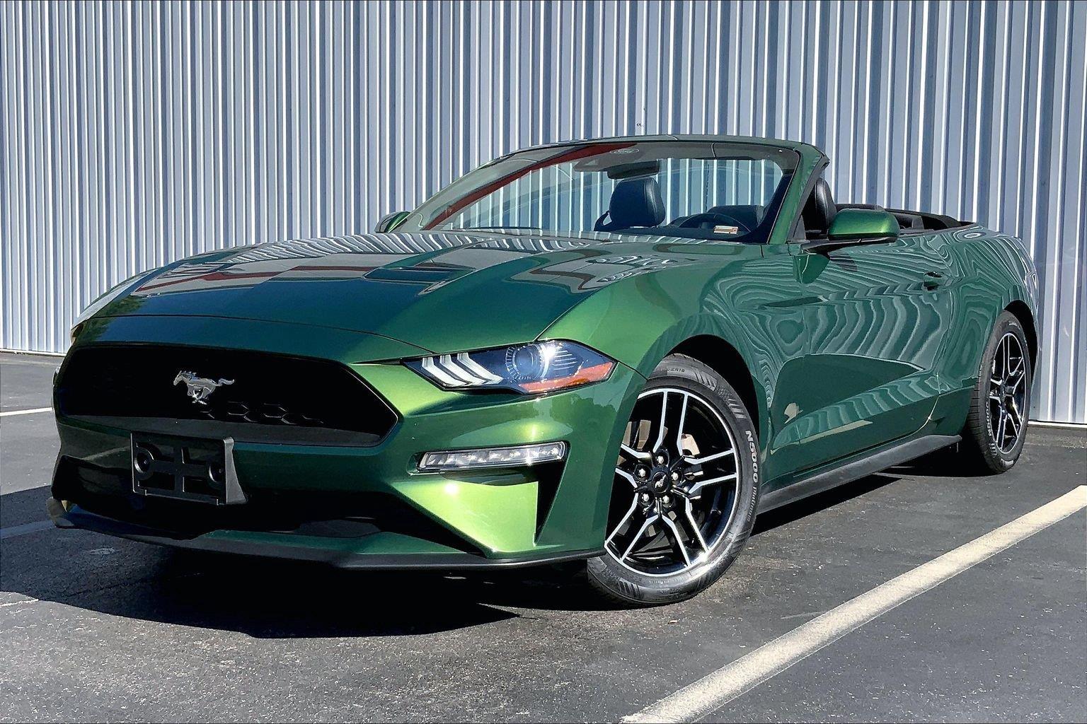 Eruption Green Metallic 2023 Ford Mustang Convertible Rear-Wheel Drive 6-Speed Manual
