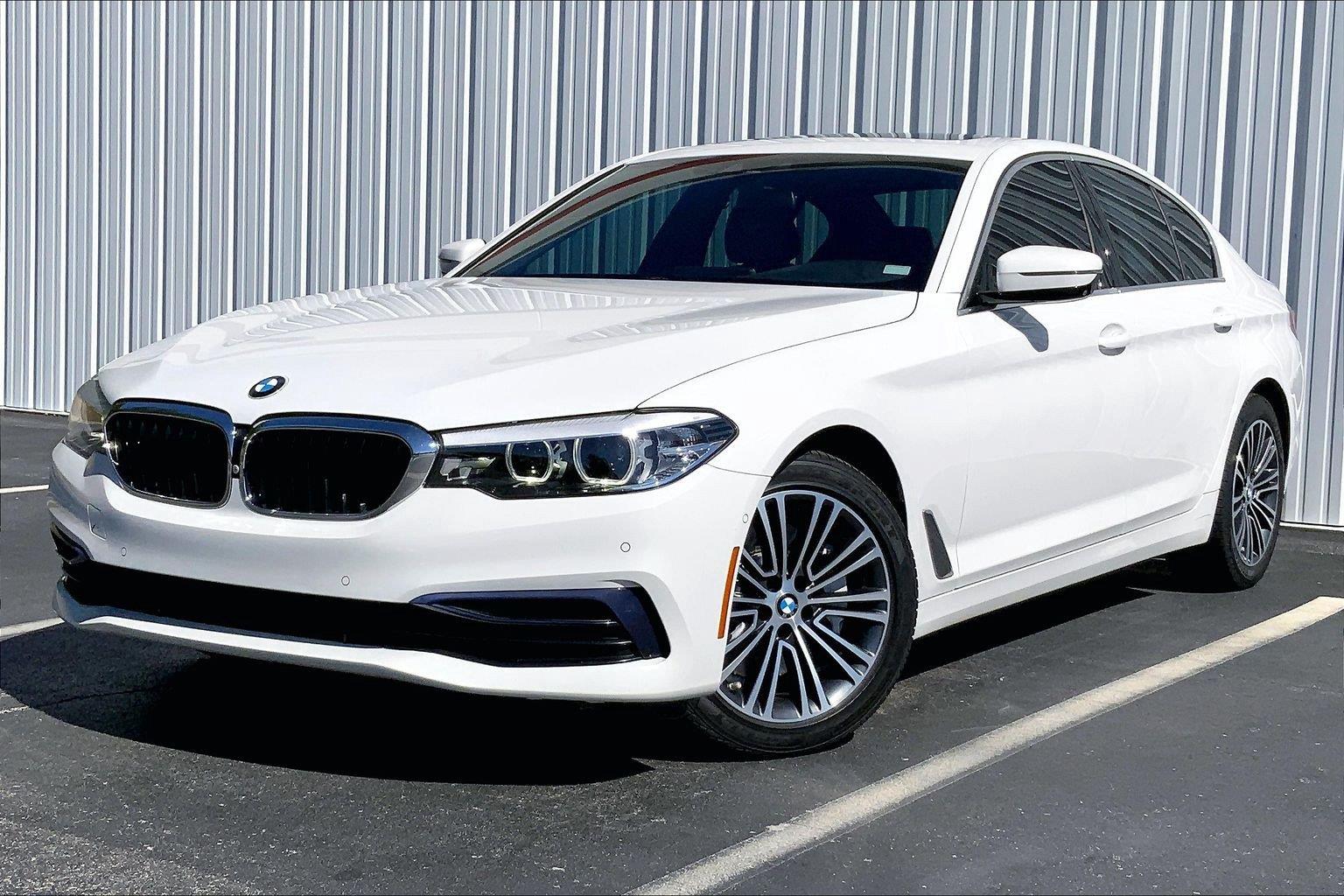 Alpine White 2020 BMW 5 Series Sedan Rear-Wheel Drive Automatic
