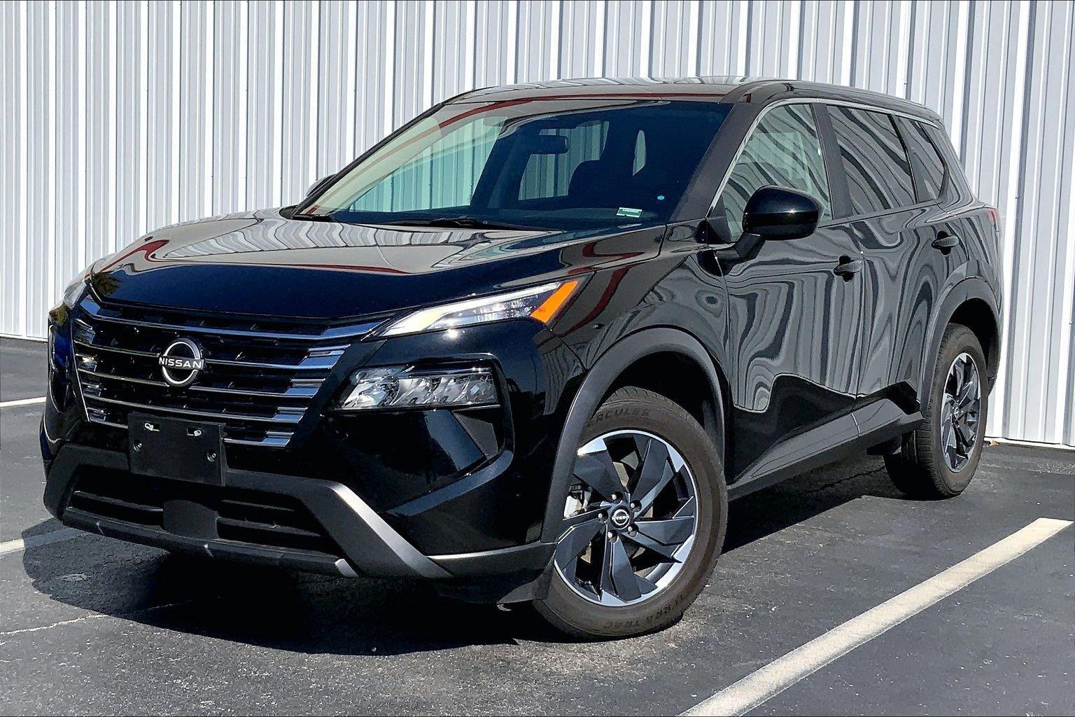 Super Black 2025 Nissan Rogue SUV / Crossover All-Wheel Drive Continuously Variable Transmission