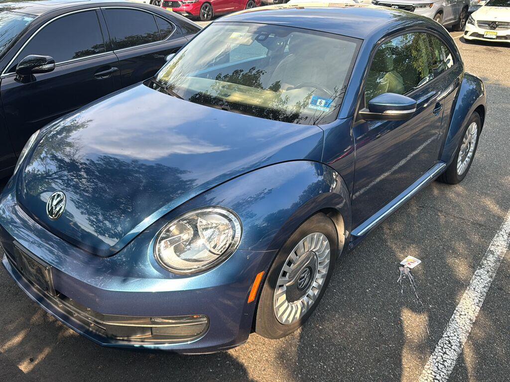 Silk Blue Metallic 2016 Volkswagen Beetle Hatchback Front-Wheel Drive Automatic