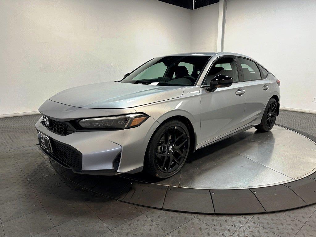 Solar Silver Metallic 2026 Honda Civic Hatchback Hatchback Front-Wheel Drive Continuously Variable Transmission