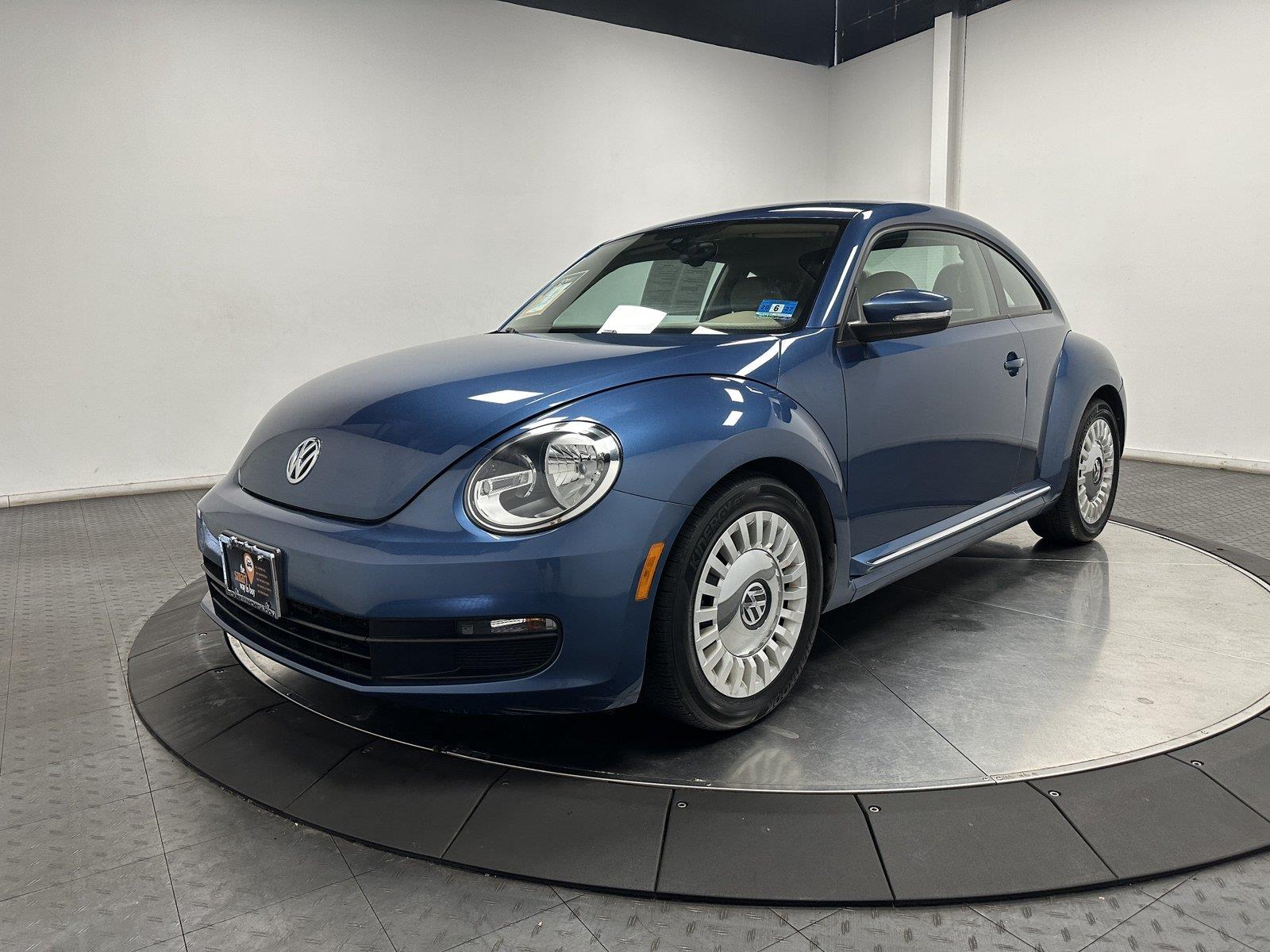 Silk Blue Metallic 2016 Volkswagen Beetle Hatchback Front-Wheel Drive Automatic