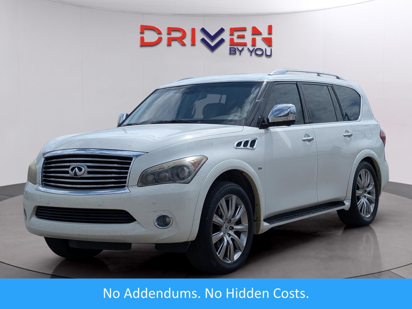 Gray (Liquid Platinum) 2014 INFINITI QX80 RWD SUV / Crossover Rear-Wheel Drive Automatic