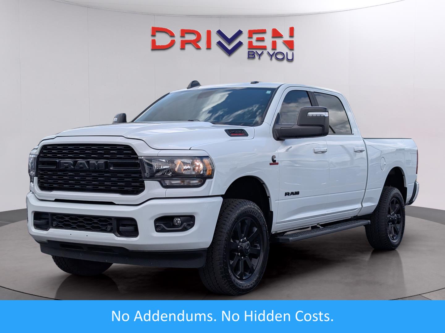 Bright White Clearcoat 2024 RAM 2500 Big Horn Crew Cab 4WD Pickup Truck Four-Wheel Drive 6-Speed Automatic