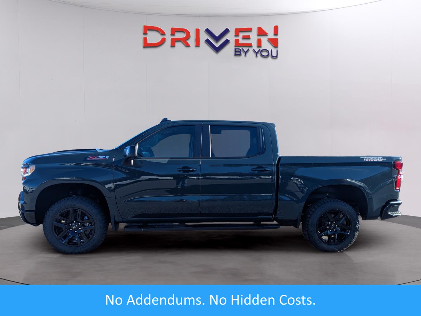 Cypress Gray 2026 Chevrolet Silverado 1500 LT Trail Boss Crew Cab 4WD Pickup Truck Four-Wheel Drive Automatic