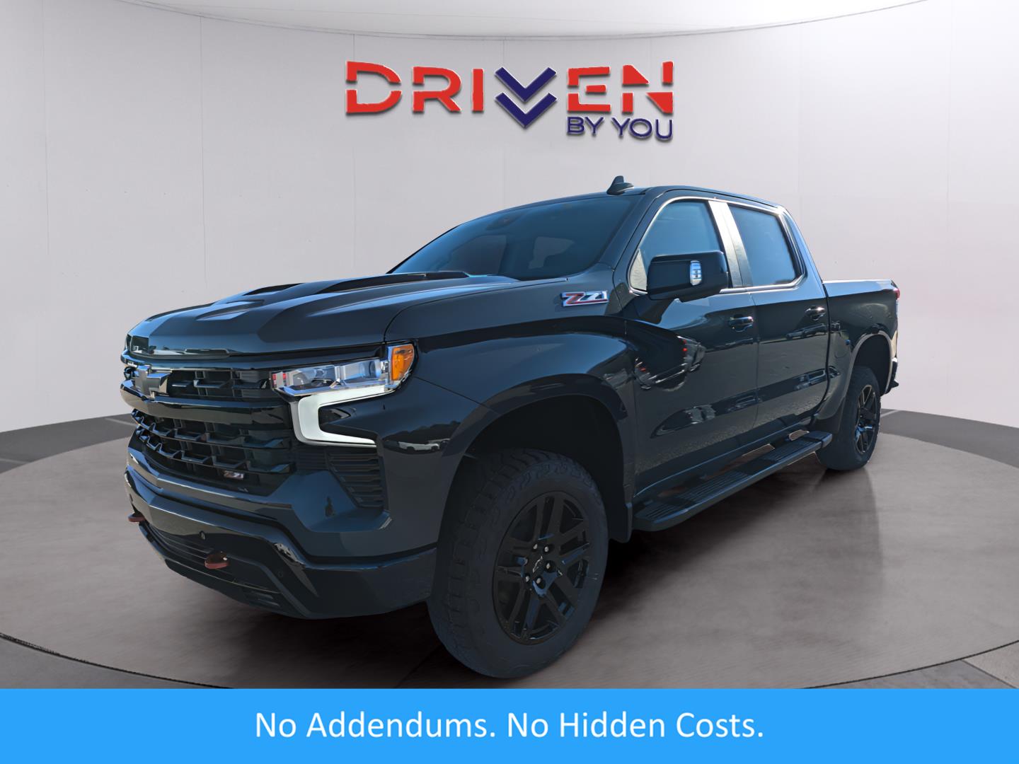 Cypress Gray 2026 Chevrolet Silverado 1500 LT Trail Boss Crew Cab 4WD Pickup Truck Four-Wheel Drive Automatic