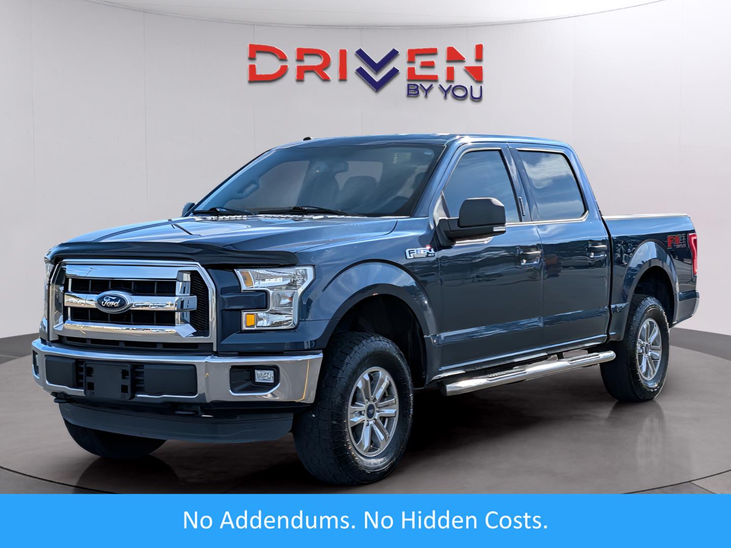 Blue Jeans Metallic 2016 Ford F-150 XLT SuperCrew 4WD Pickup Truck Four-Wheel Drive 6-Speed Automatic