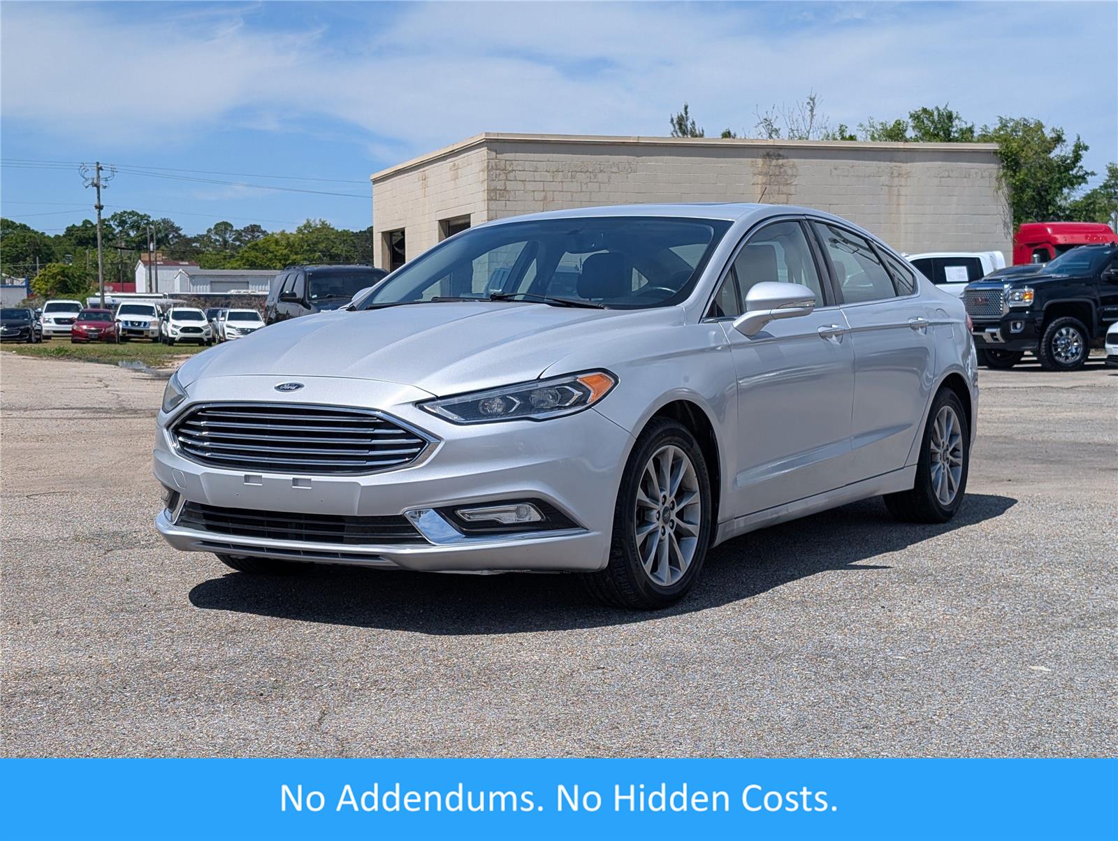 Ingot Silver 2017 Ford Fusion SE Sedan Front-Wheel Drive 6-Speed Automatic