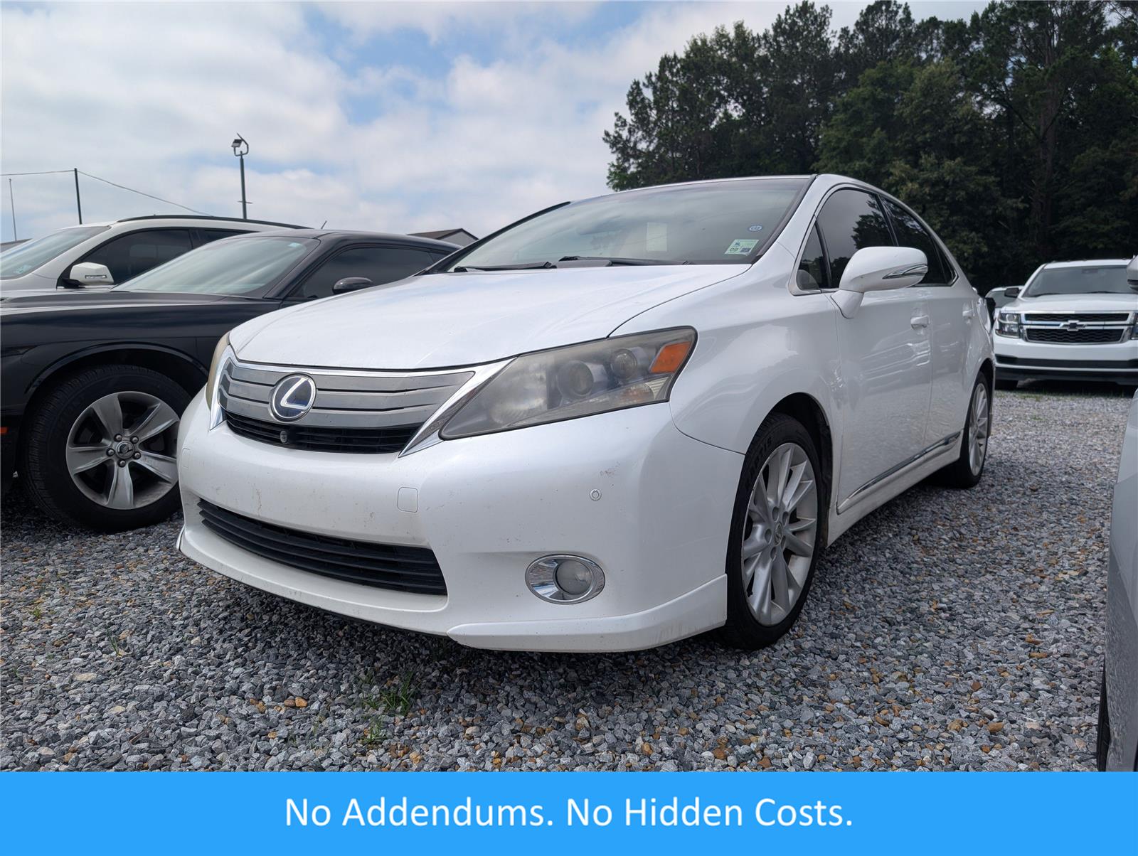 Starfire Pearl 2010 Lexus HS 250h Premium FWD Sedan Front-Wheel Drive Continuously Variable Transmission