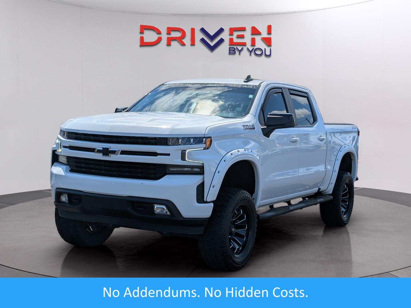 Summit White 2021 Chevrolet Silverado 1500 RST Crew Cab 4WD Pickup Truck Four-Wheel Drive 8-Speed Automatic