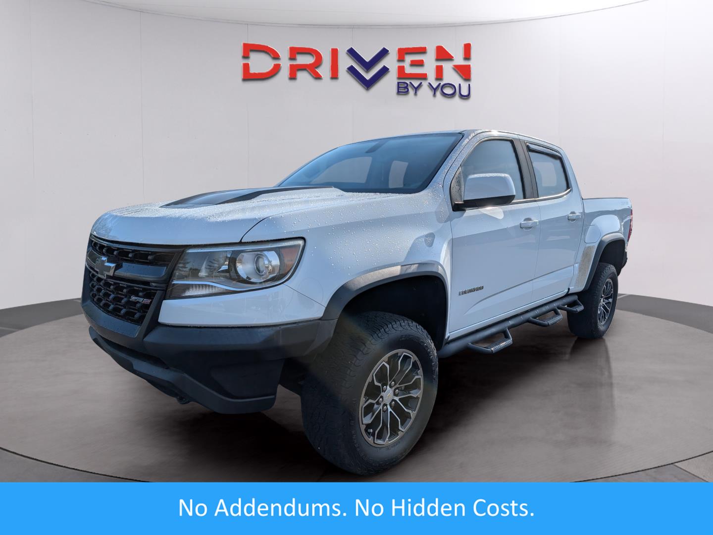 Summit White 2018 Chevrolet Colorado ZR2 Crew Cab 4WD Pickup Truck Four-Wheel Drive 8-Speed Automatic