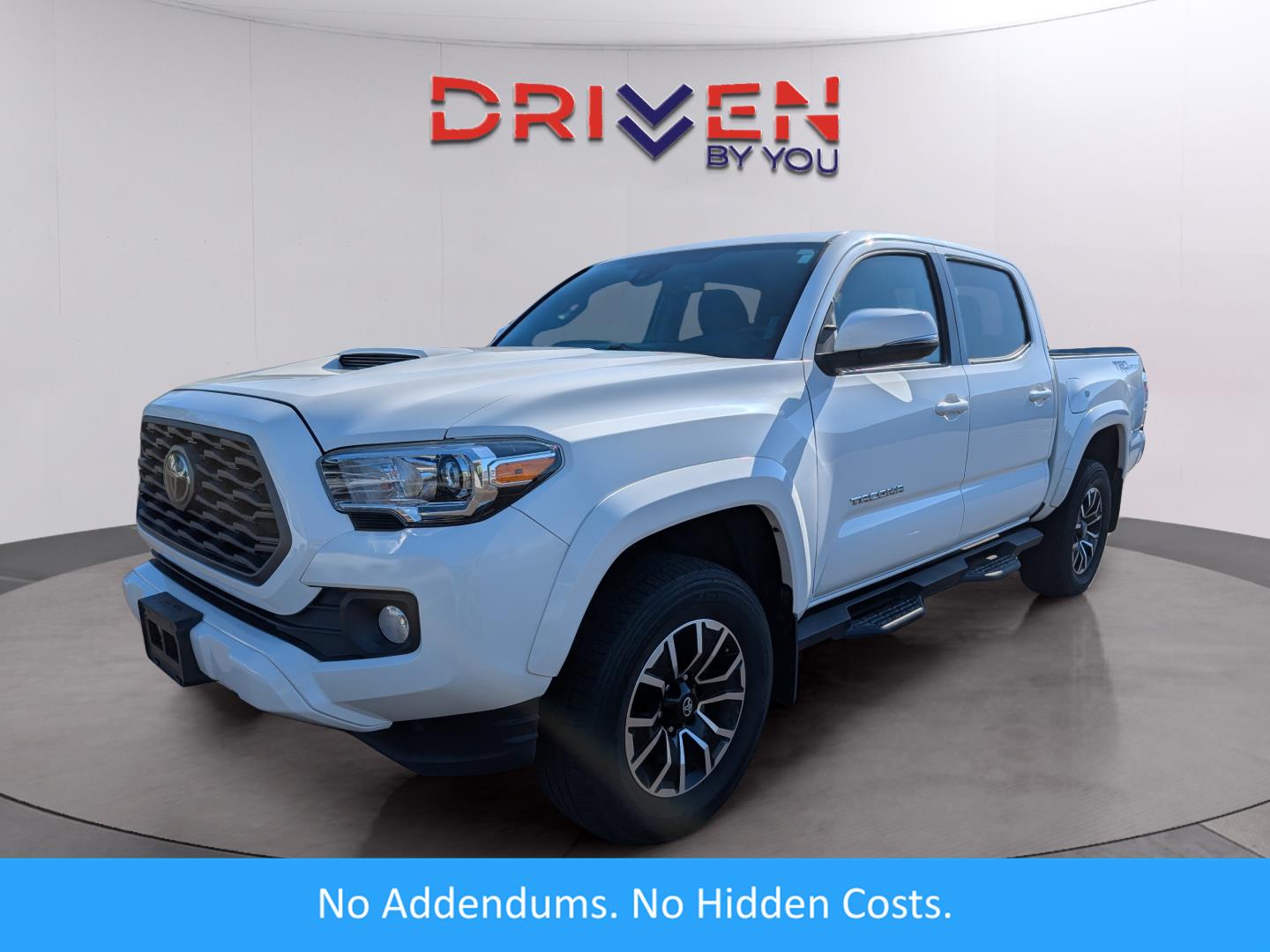 Super White 2021 Toyota Tacoma TRD Sport Double Cab RWD Pickup Truck 4X2 6-Speed Automatic