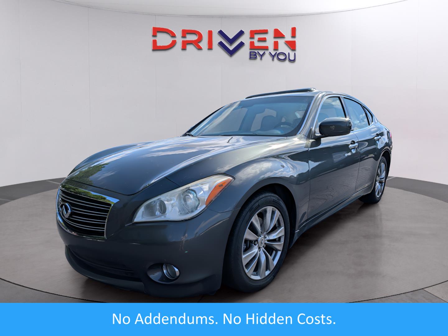Gray (Storm Front Grey) 2012 INFINITI M37 RWD Sedan Rear-Wheel Drive Automatic