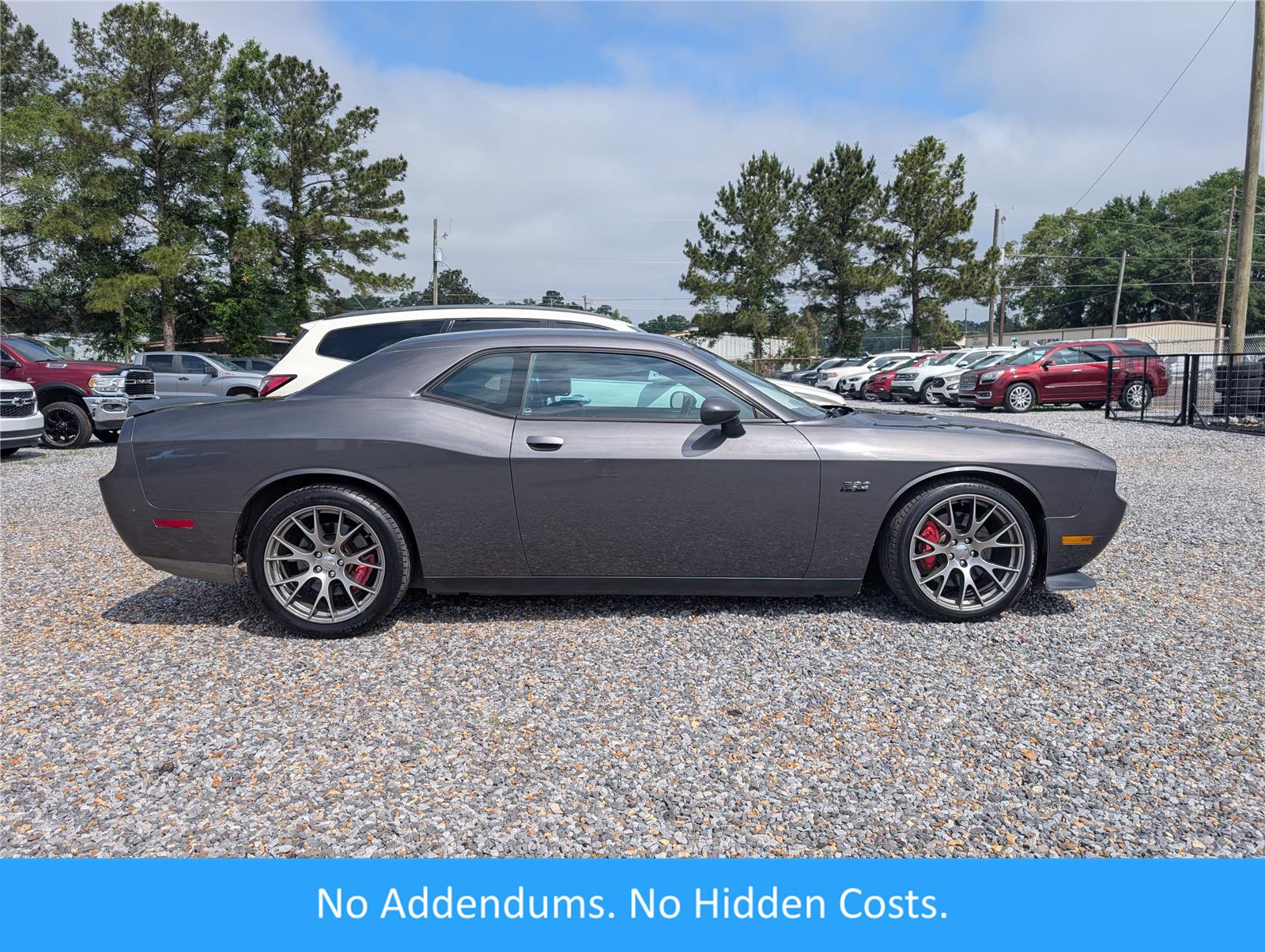Gray (Granite Crystal Metallic Clearcoat) 2014 Dodge Challenger SRT8 Core RWD Coupe Rear-Wheel Drive 6-Speed Manual