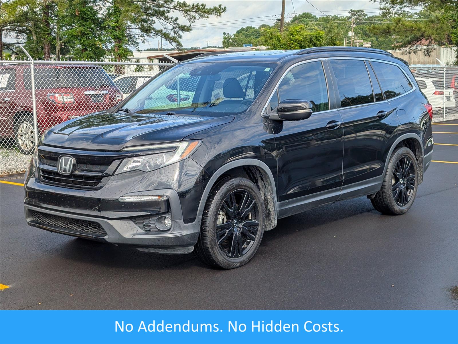 Crystal Black Pearl 2021 Honda Pilot SUV / Crossover Front-Wheel Drive 9-Speed Automatic