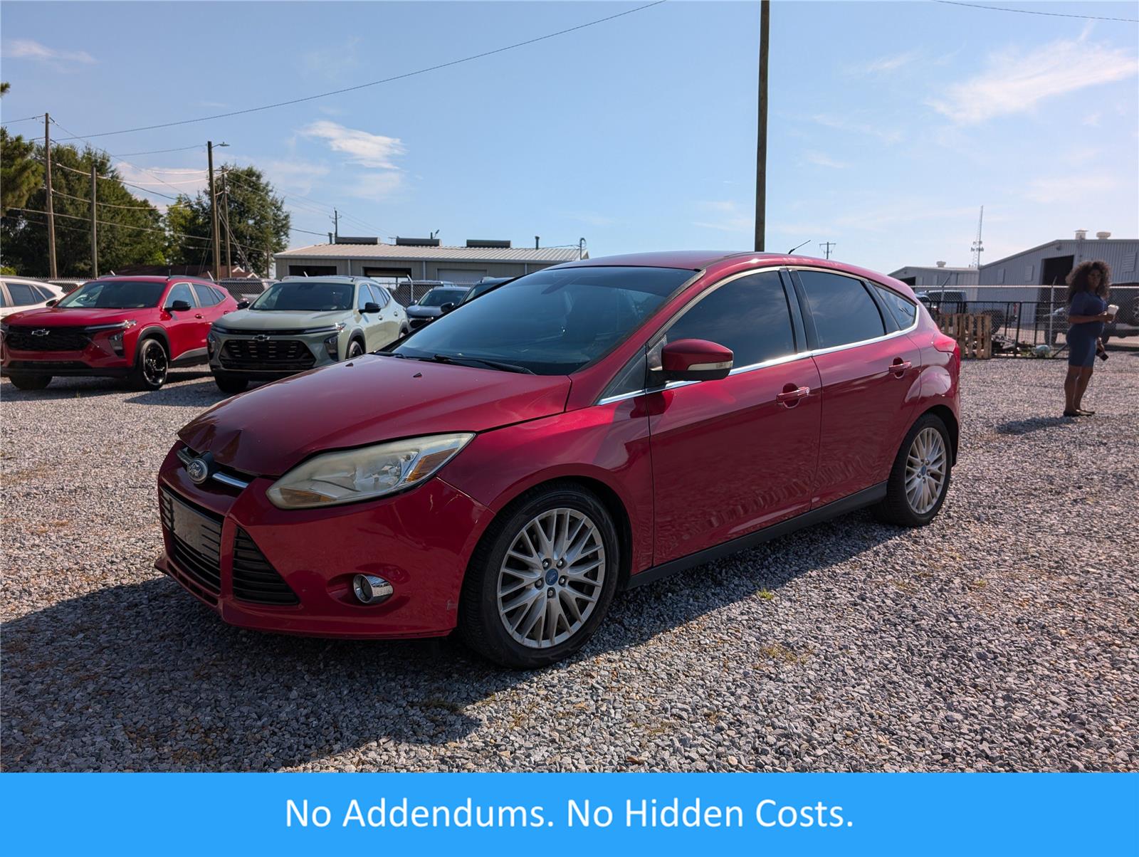 Red Candy Metallic Tinted Clearcoat 2012 Ford Focus Hatchback Front-Wheel Drive 6-Speed Automatic