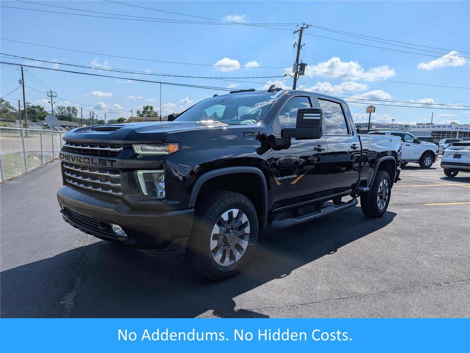 Mosaic Black Metallic 2021 Chevrolet Silverado 2500HD Pickup Truck Four-Wheel Drive Automatic