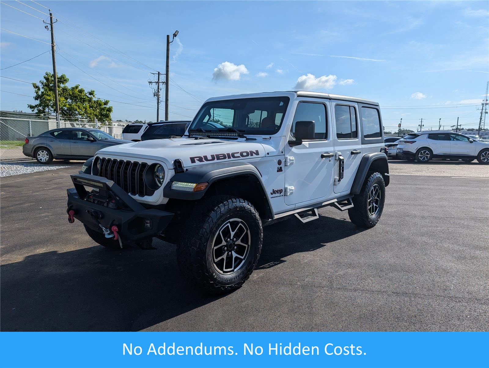 Bright White Clearcoat 2024 Jeep Wrangler SUV / Crossover Four-Wheel Drive 8-Speed Automatic