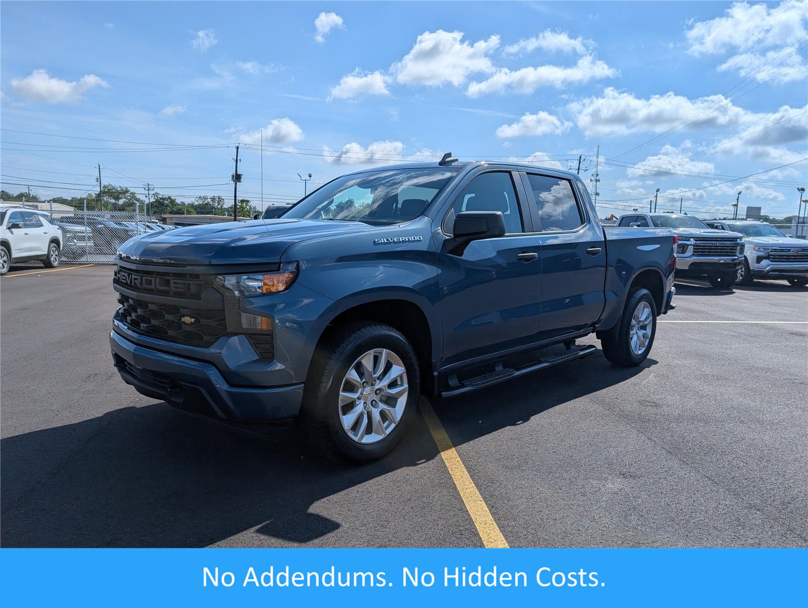 Lakeshore Blue Metallic 2024 Chevrolet Silverado 1500 Pickup Truck Four-Wheel Drive 8-Speed Automatic
