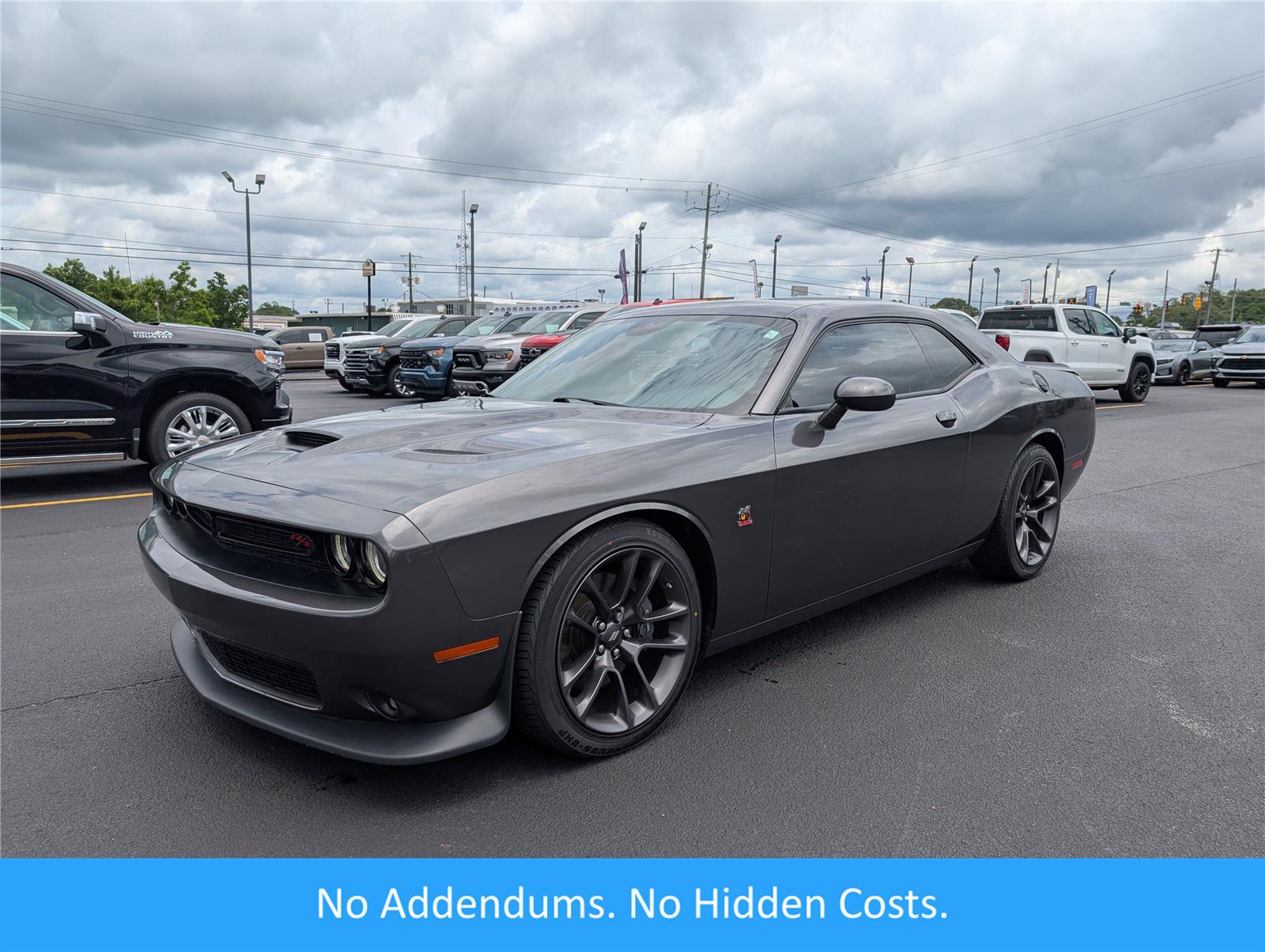 Gray 2023 Dodge Challenger Coupe Rear-Wheel Drive 8-Speed Automatic