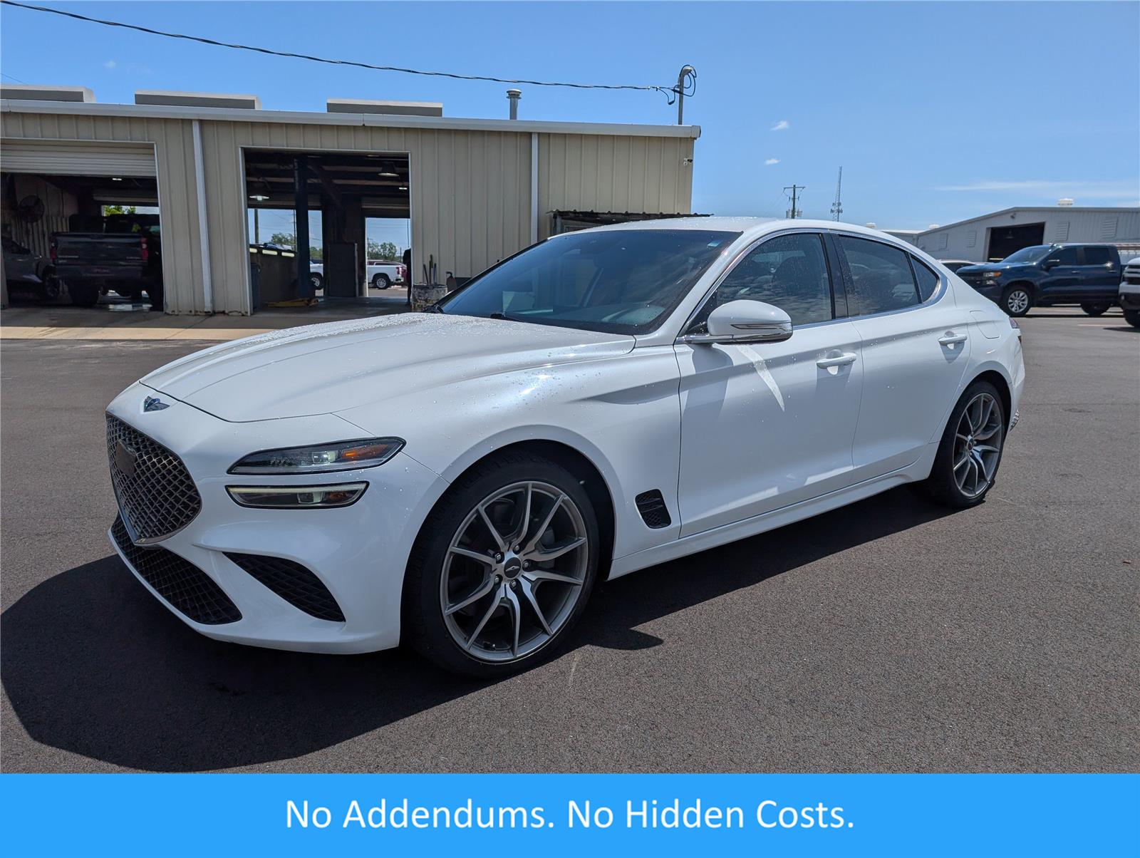 Uyuni White 2022 Genesis G70 Sedan Rear-Wheel Drive Automatic