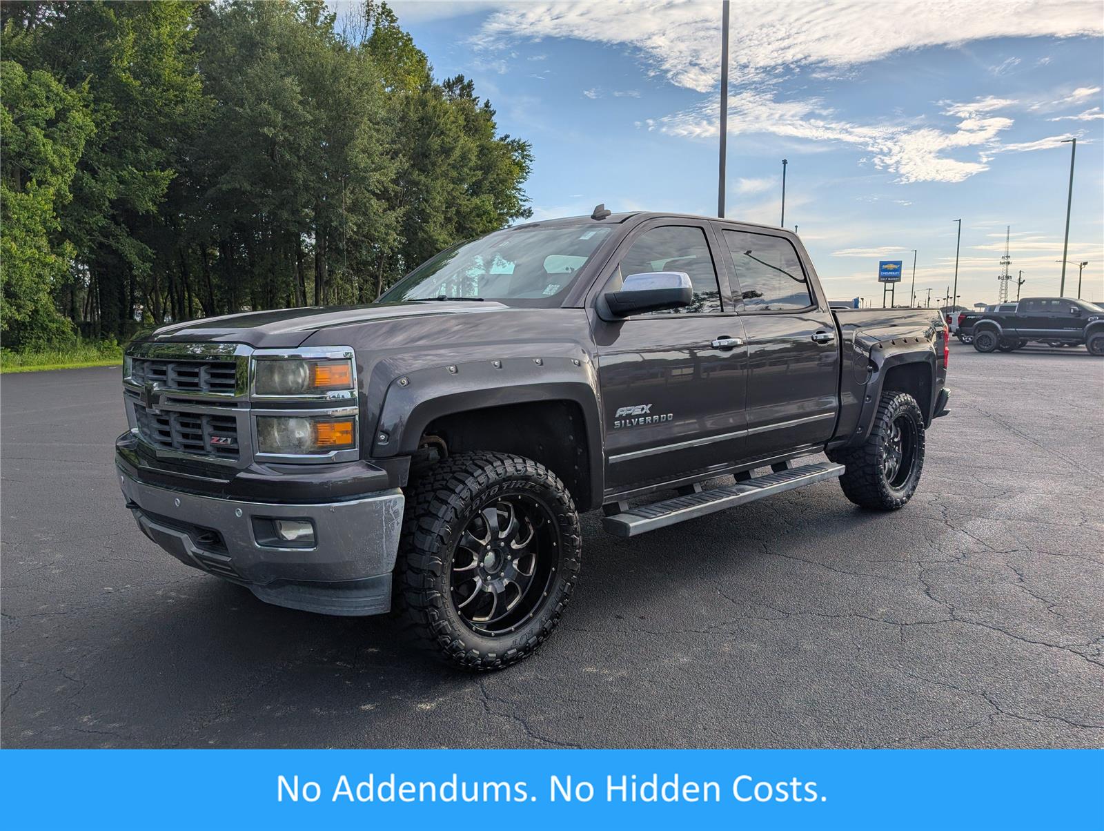Gray (Tungsten Metallic) 2014 Chevrolet Silverado 1500 Pickup Truck Four-Wheel Drive 6-Speed Automatic