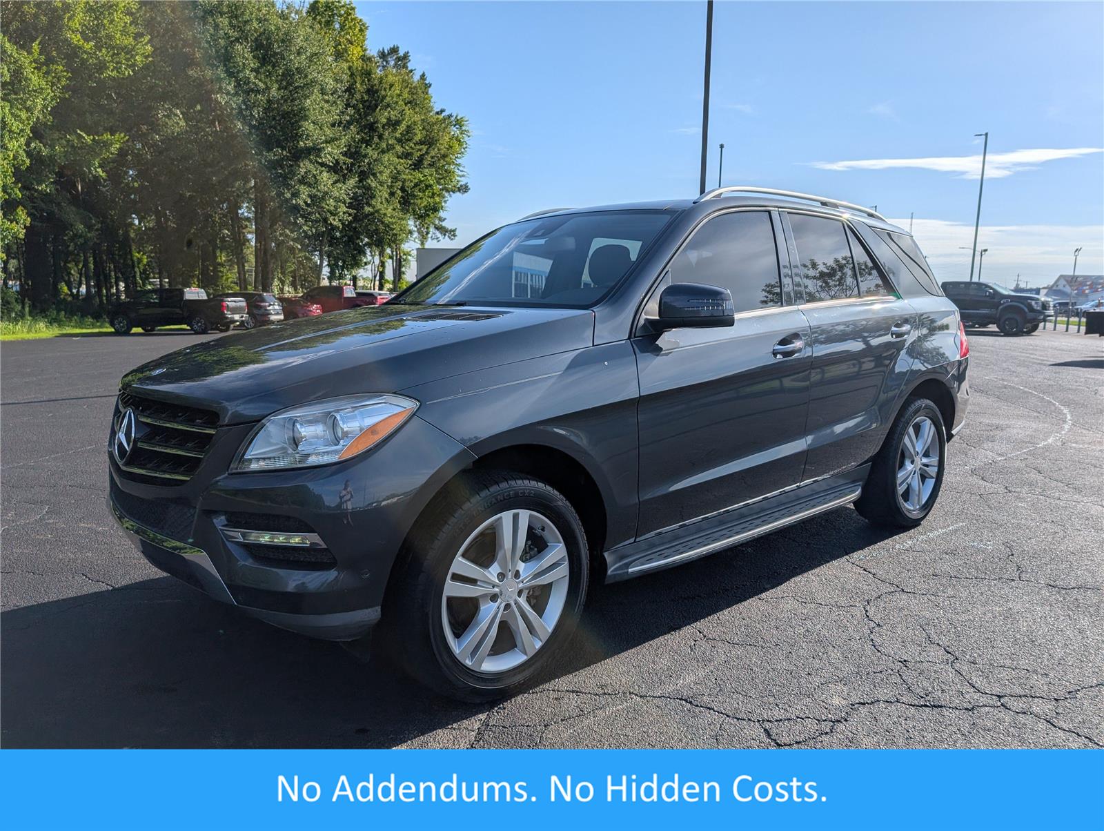 Steel Gray Metallic 2013 Mercedes-Benz M-Class SUV / Crossover Rear-Wheel Drive Automatic