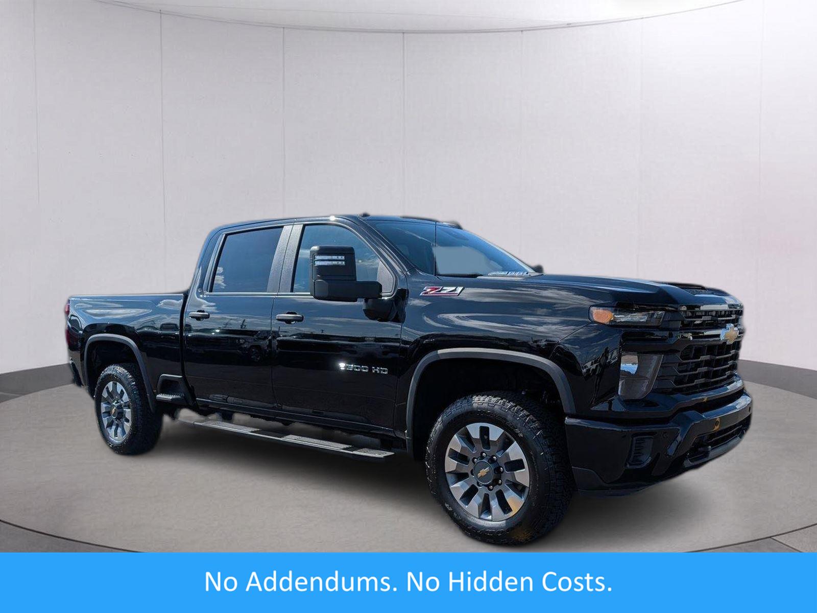 Black 2026 Chevrolet Silverado 2500HD Pickup Truck Four-Wheel Drive Automatic