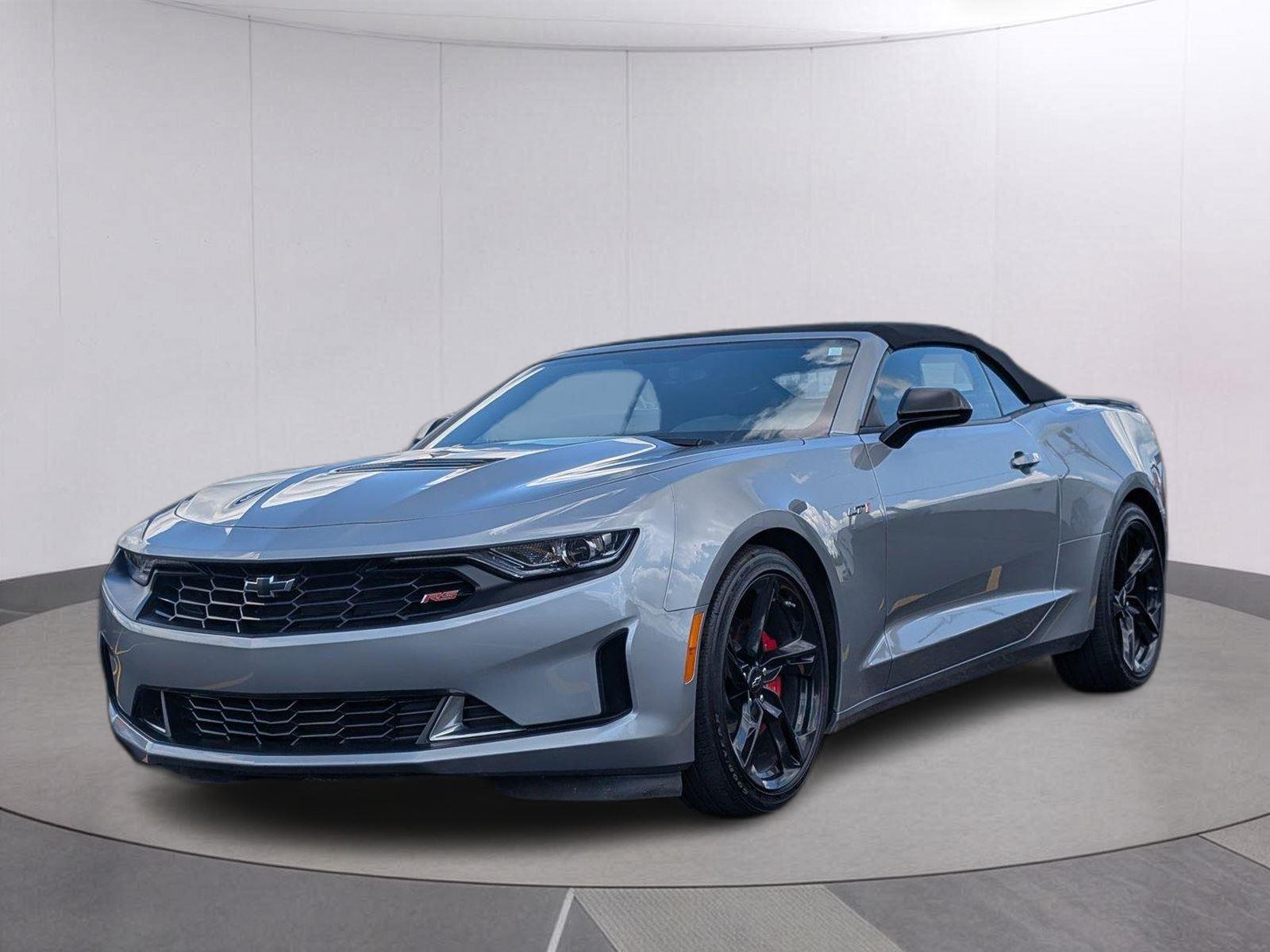Sharkskin Metallic 2023 Chevrolet Camaro Convertible Rear-Wheel Drive Automatic