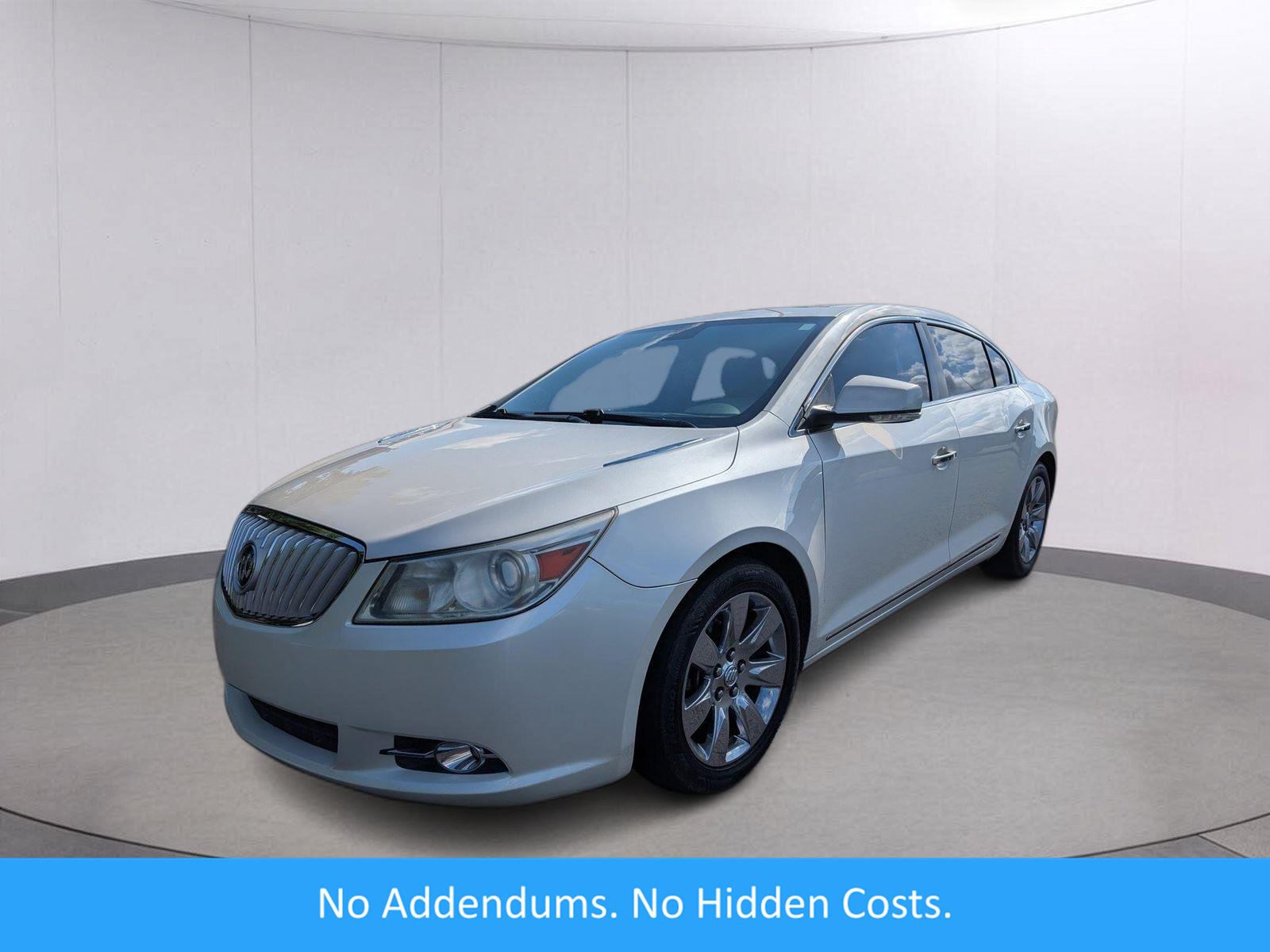 White Diamond Tricoat 2012 Buick LaCrosse Sedan 6-Speed Automatic Overdrive
