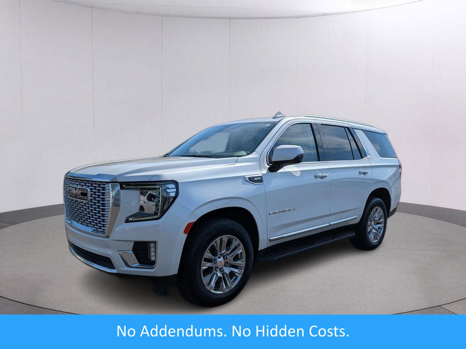 White Frost Tricoat 2022 GMC Yukon SUV / Crossover Four-Wheel Drive Automatic