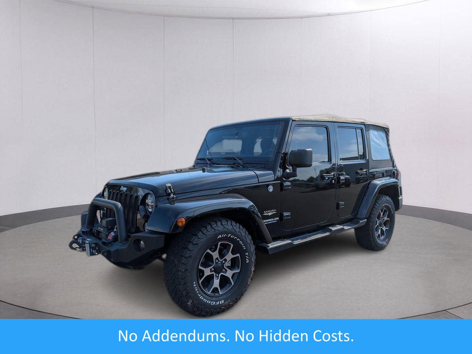 Black Clearcoat 2015 Jeep Wrangler SUV / Crossover Four-Wheel Drive 6-Speed Manual