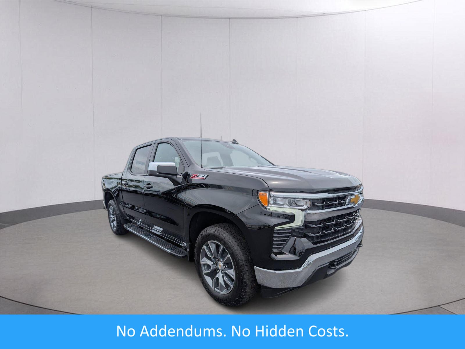 Black 2026 Chevrolet Silverado 1500 Pickup Truck Four-Wheel Drive 8-Speed Automatic