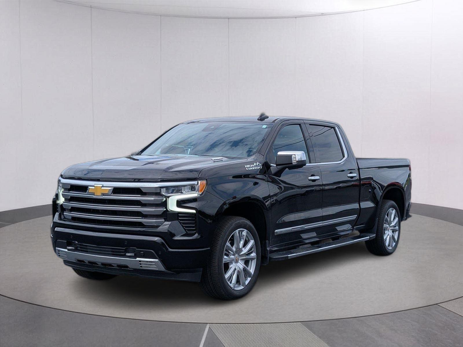 Black 2024 Chevrolet Silverado 1500 Pickup Truck Four-Wheel Drive Automatic