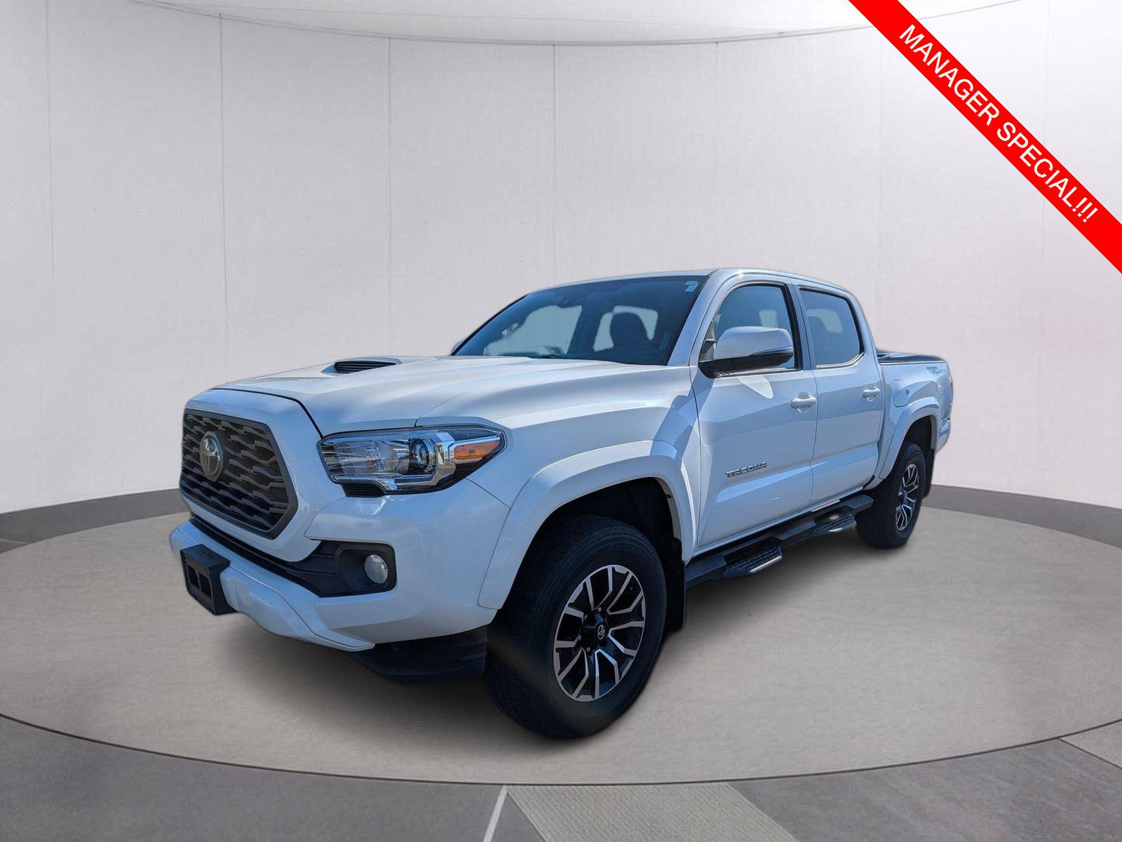 Super White 2021 Toyota Tacoma Pickup Truck 4X2 6-Speed Automatic