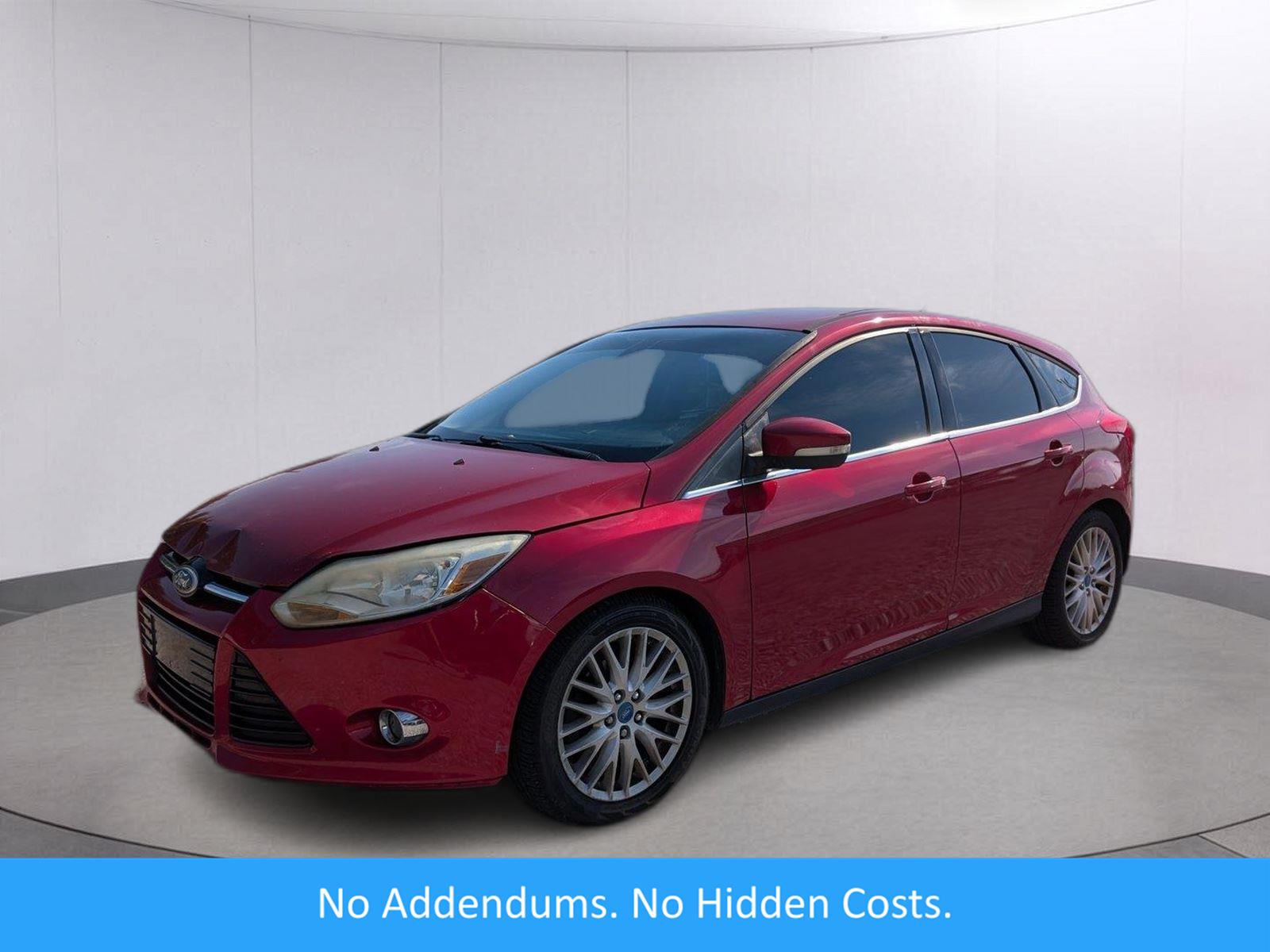 Red Candy Metallic Tinted Clearcoat 2012 Ford Focus Hatchback Front-Wheel Drive 6-Speed Automatic