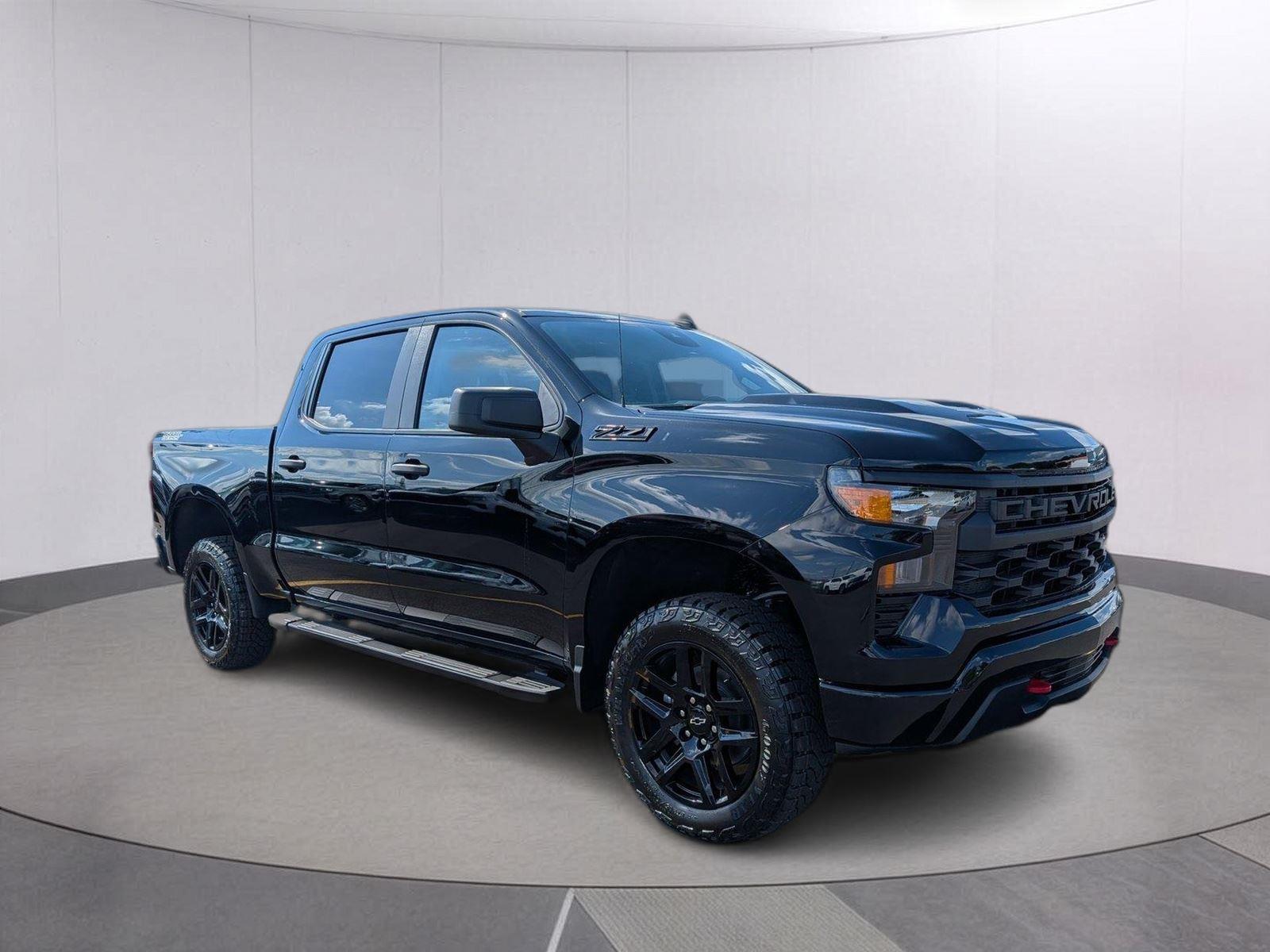 Black 2026 Chevrolet Silverado 1500 Pickup Truck Four-Wheel Drive Automatic