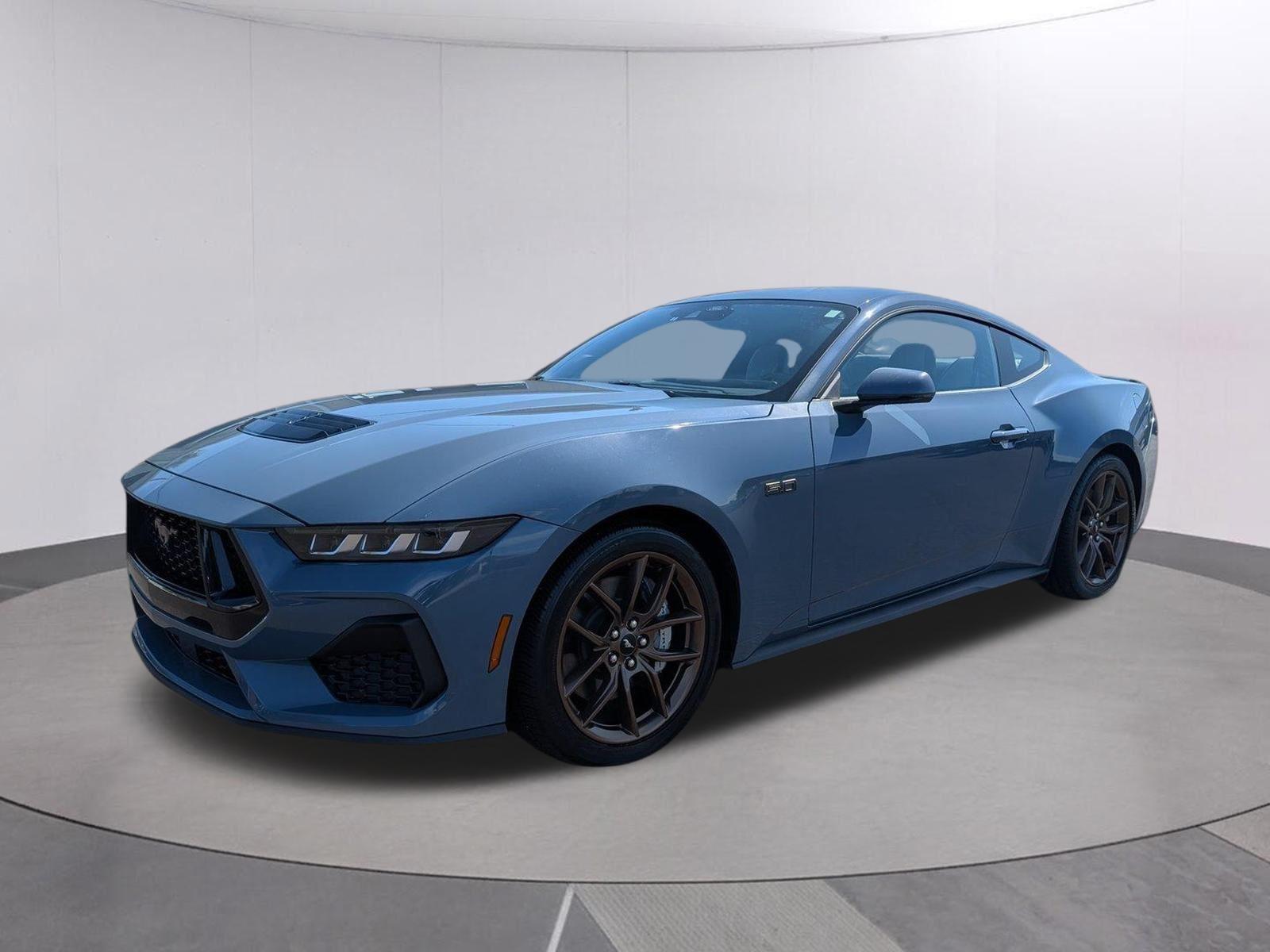 Vapor Blue 2025 Ford Mustang Coupe Rear-Wheel Drive Automatic