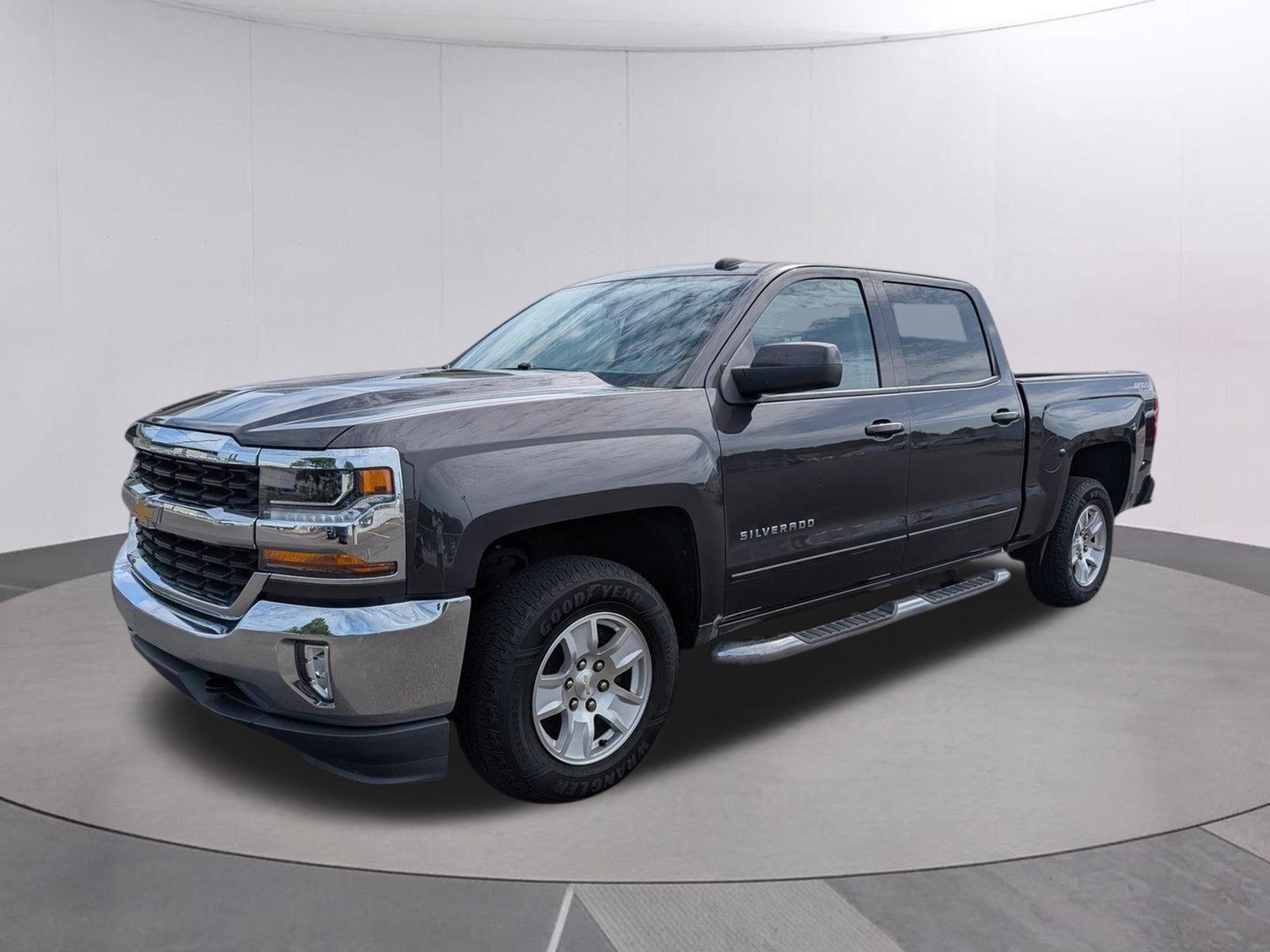 Gray (Tungsten Metallic) 2016 Chevrolet Silverado 1500 Pickup Truck Four-Wheel Drive 6-Speed Automatic
