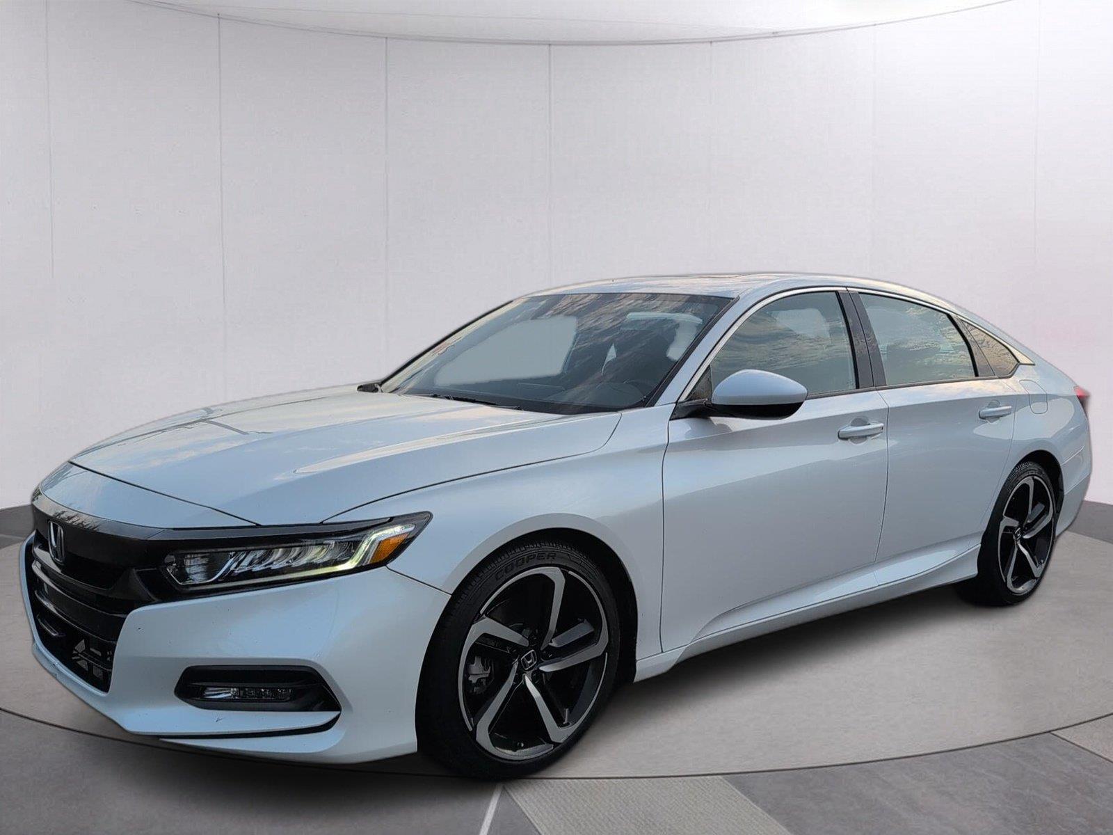 Platinum White Pearl 2019 Honda Accord Sedan Front-Wheel Drive Automatic