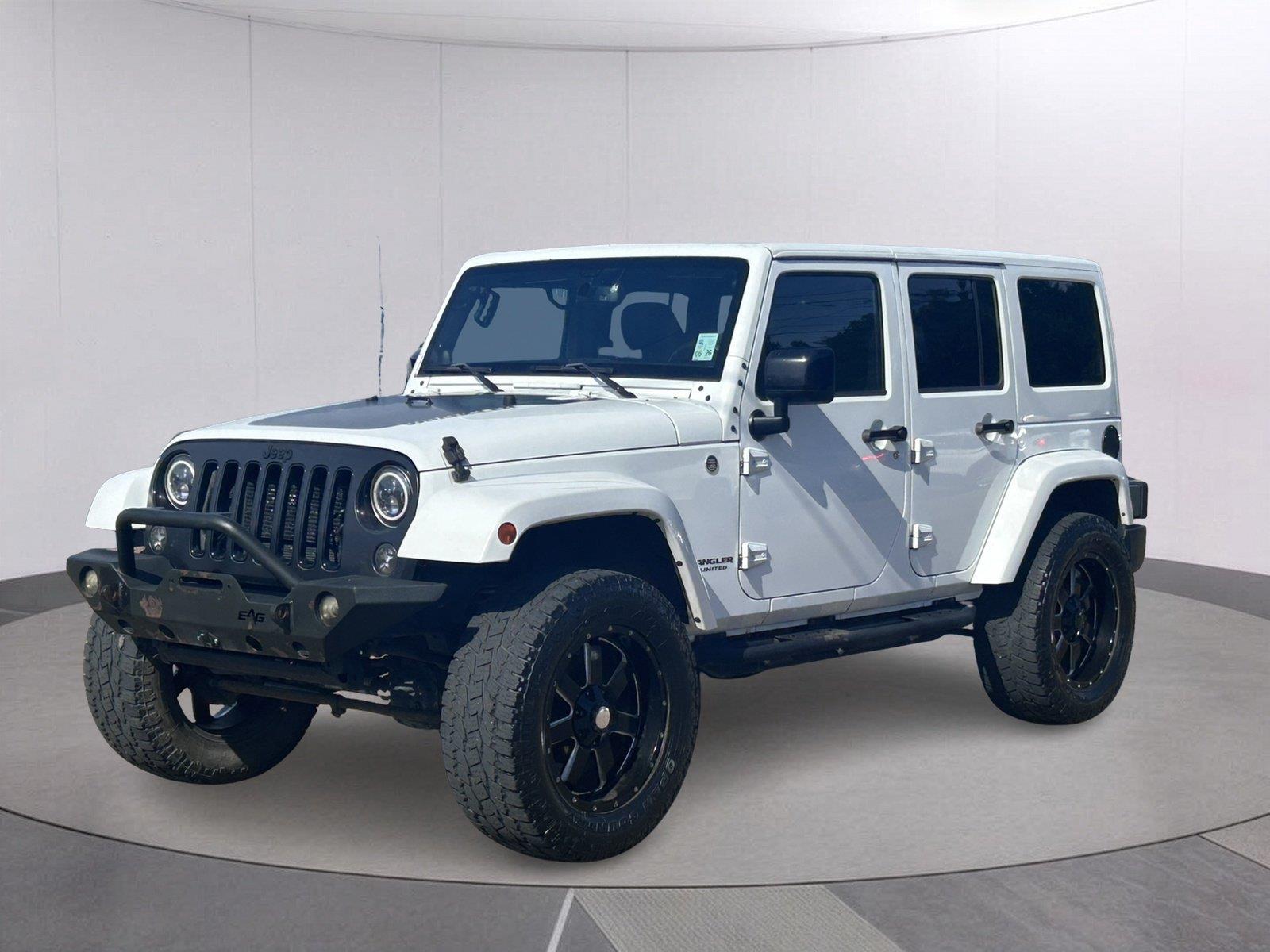 Bright White Clearcoat 2014 Jeep Wrangler SUV / Crossover Four-Wheel Drive 5-Speed Automatic