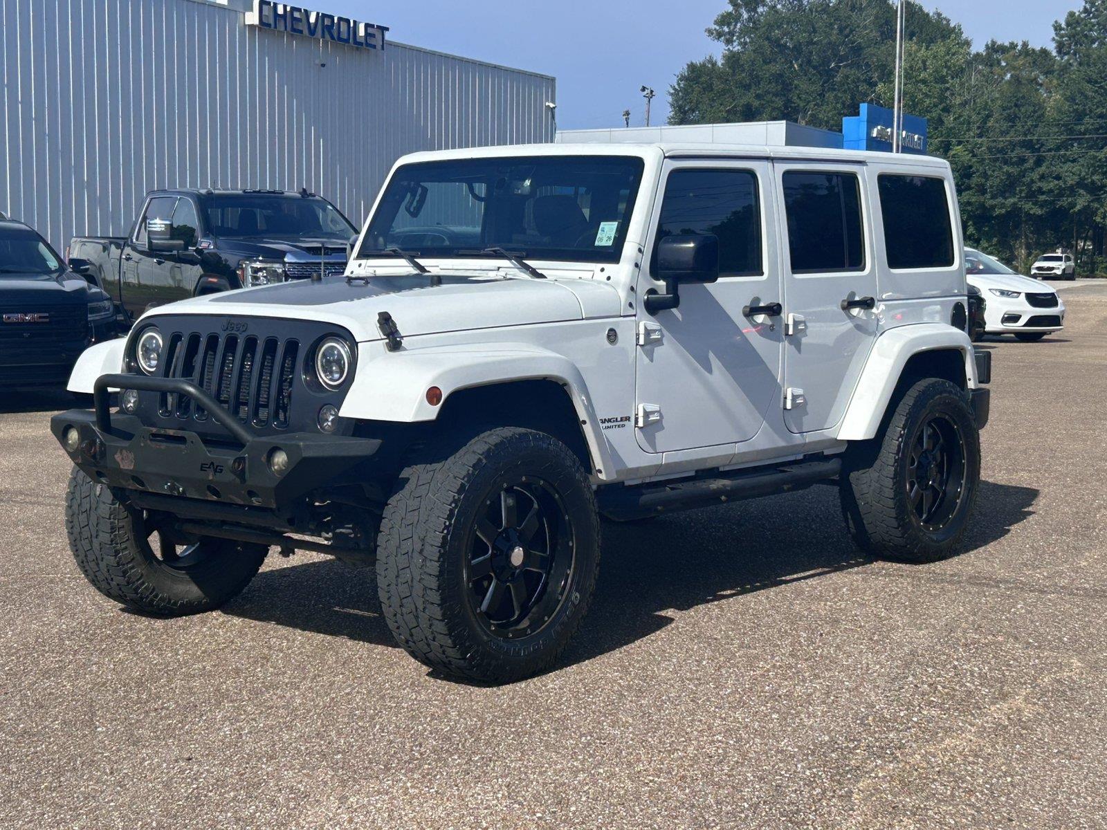 Bright White Clearcoat 2014 Jeep Wrangler SUV / Crossover Four-Wheel Drive 5-Speed Automatic