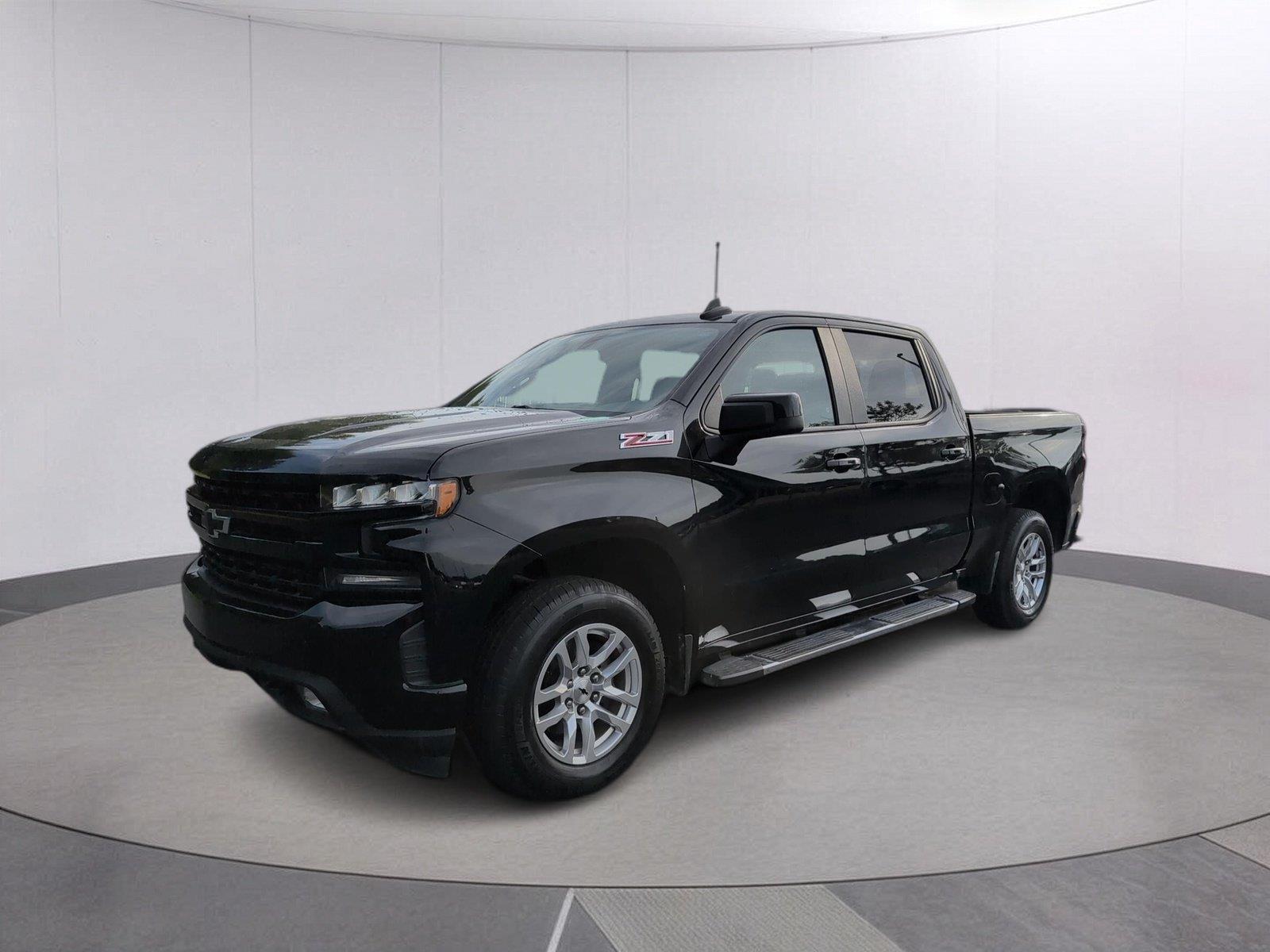 Black 2019 Chevrolet Silverado 1500 Pickup Truck Four-Wheel Drive 8-Speed Automatic