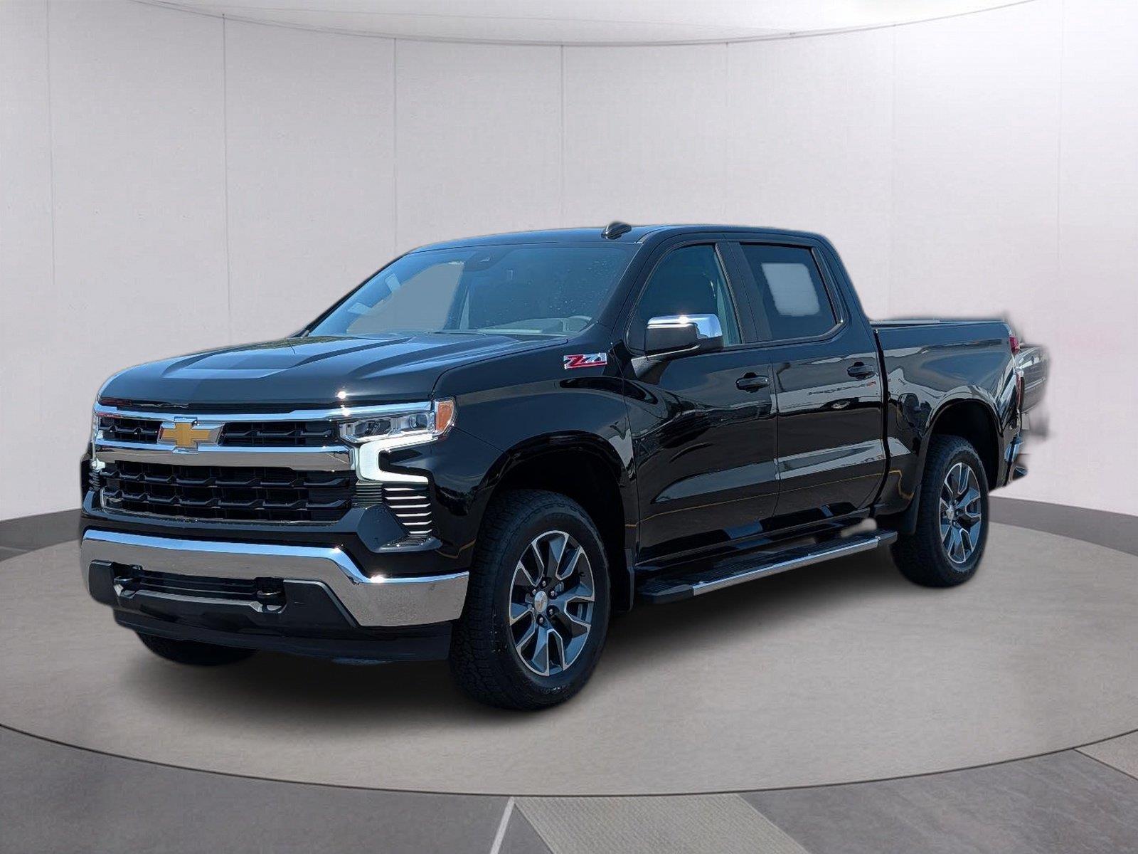 Black 2026 Chevrolet Silverado 1500 Pickup Truck Four-Wheel Drive Automatic