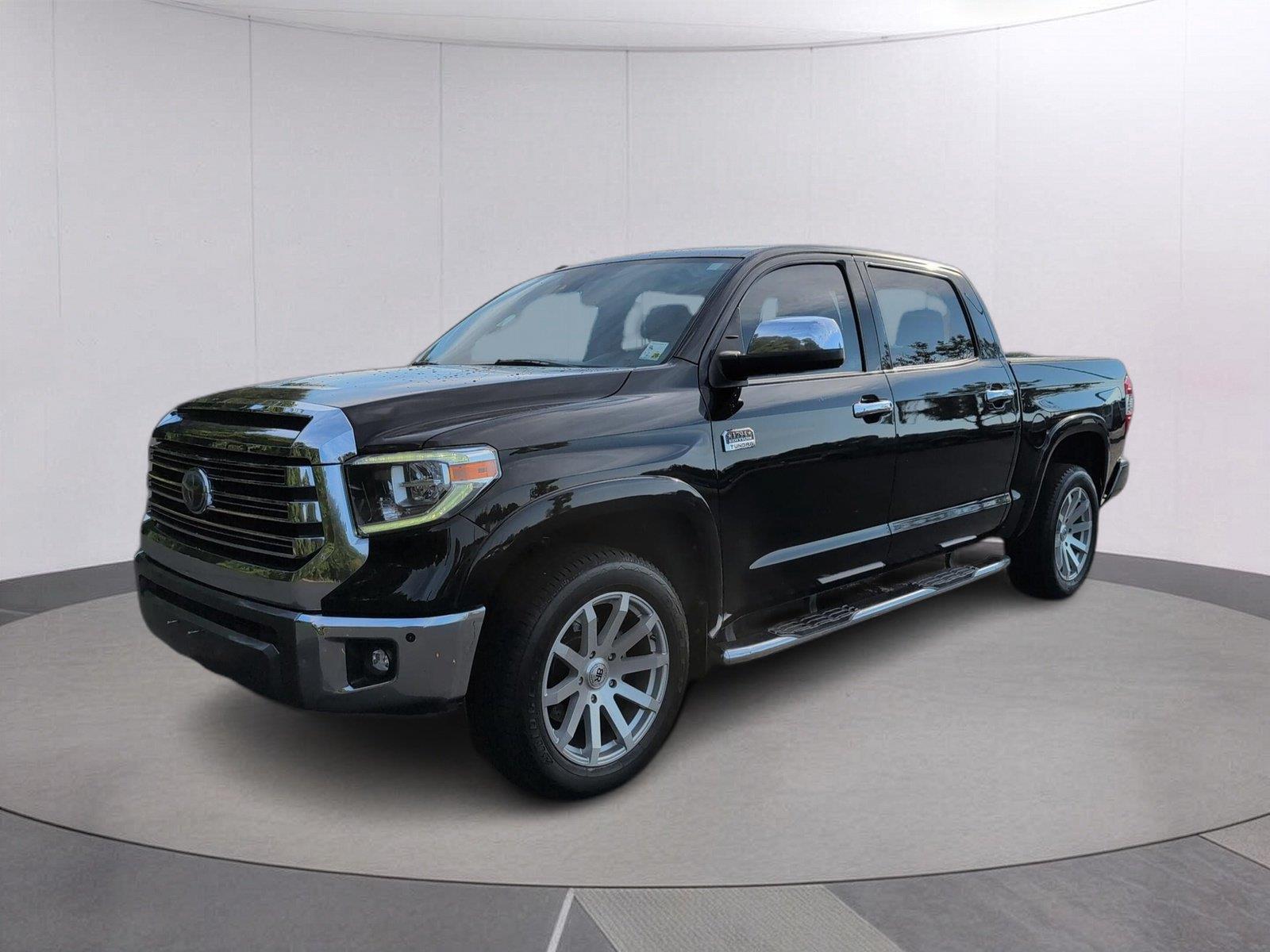 Midnight Black Metallic 2019 Toyota Tundra Pickup Truck 4X2 Automatic